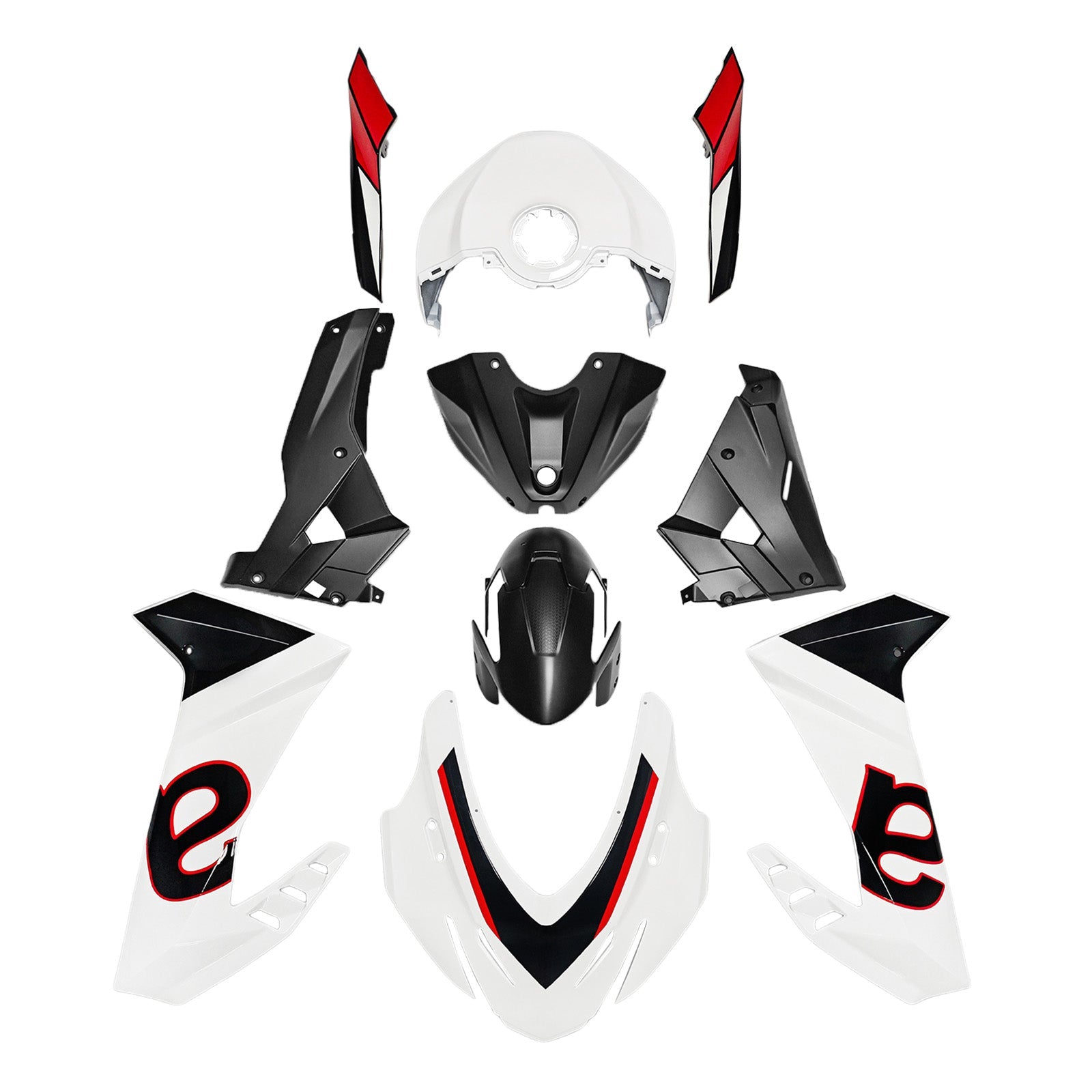 Injection ABS Plastic Bodywork Fairing Kit for Aprilia RS457 2024-2025 06#