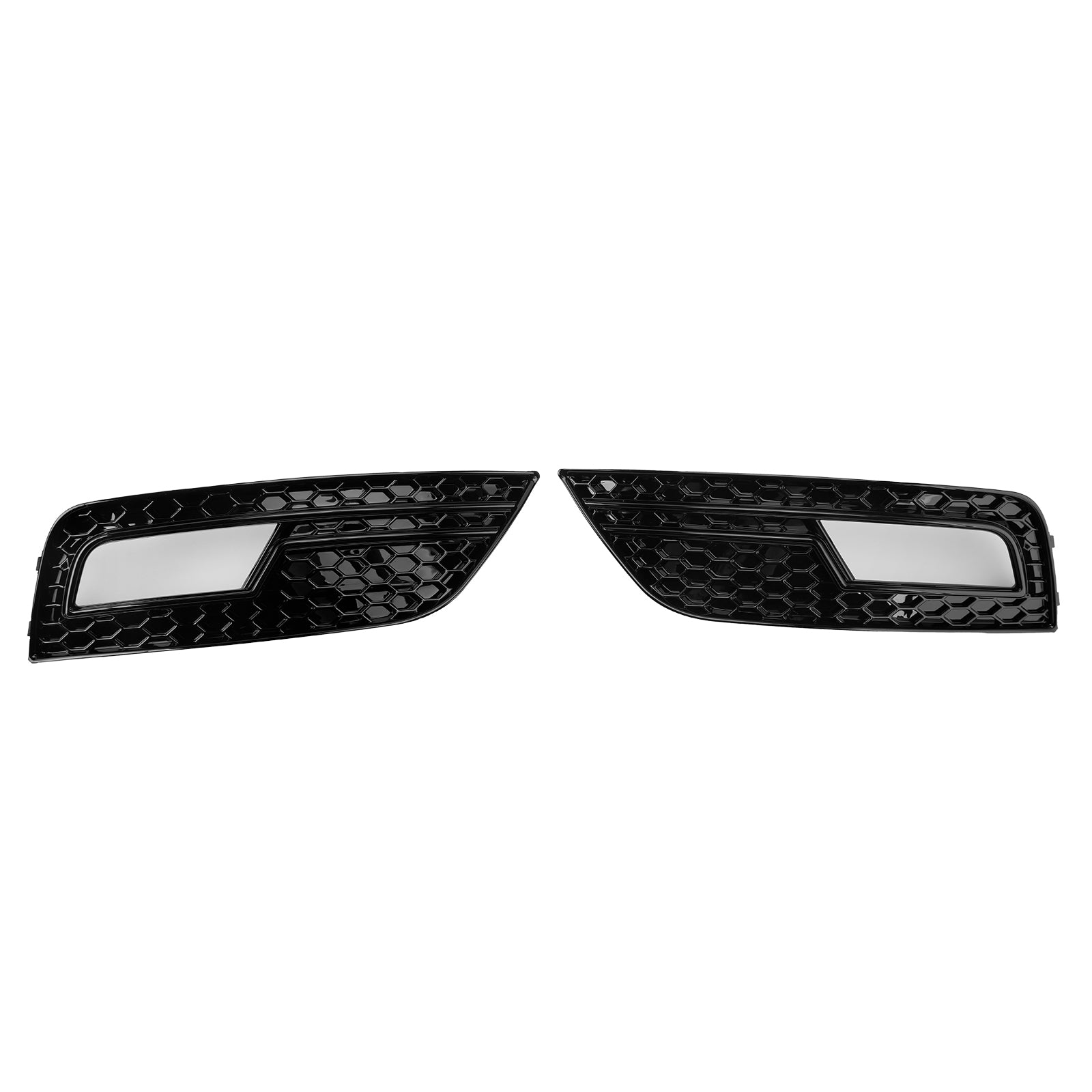 2013-2015 Audi A4 B8.5 Black Fog Light Cover Grille Standard Bumper