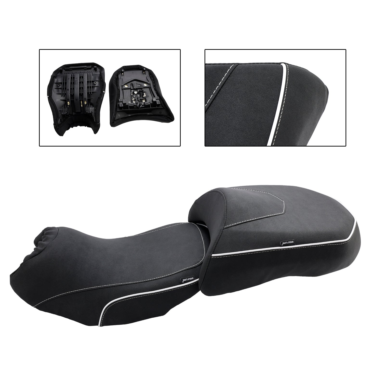 2014-2018 BMW R1200GS/GS ADV Replace Front Rear Driver Passenger Seat Black