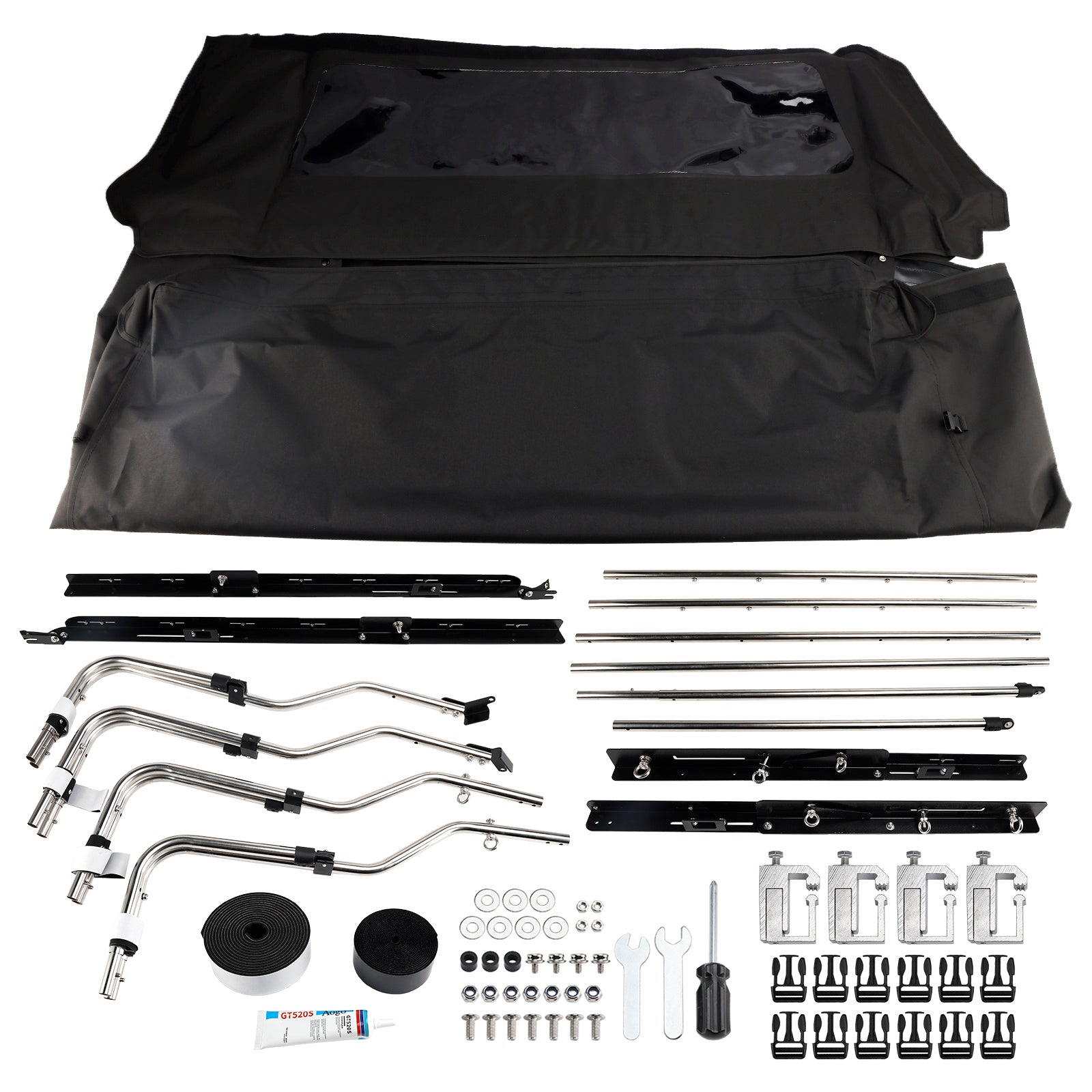 2022-2023 Toyota Tundra Carriage Soft Truck Topper Size 1682×1602mm