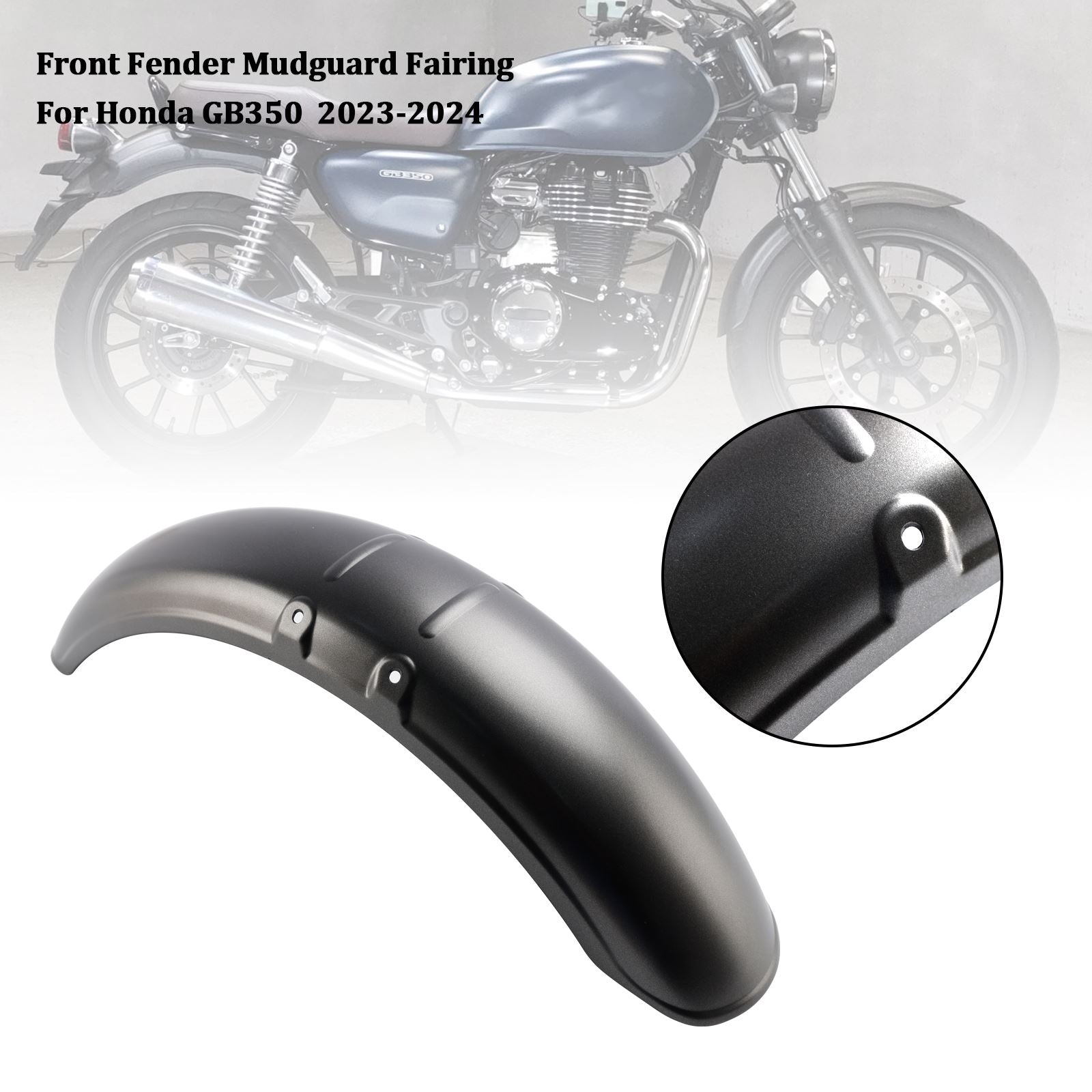 Front Fender Mudguard Fairing For Honda GB350 2023-2024