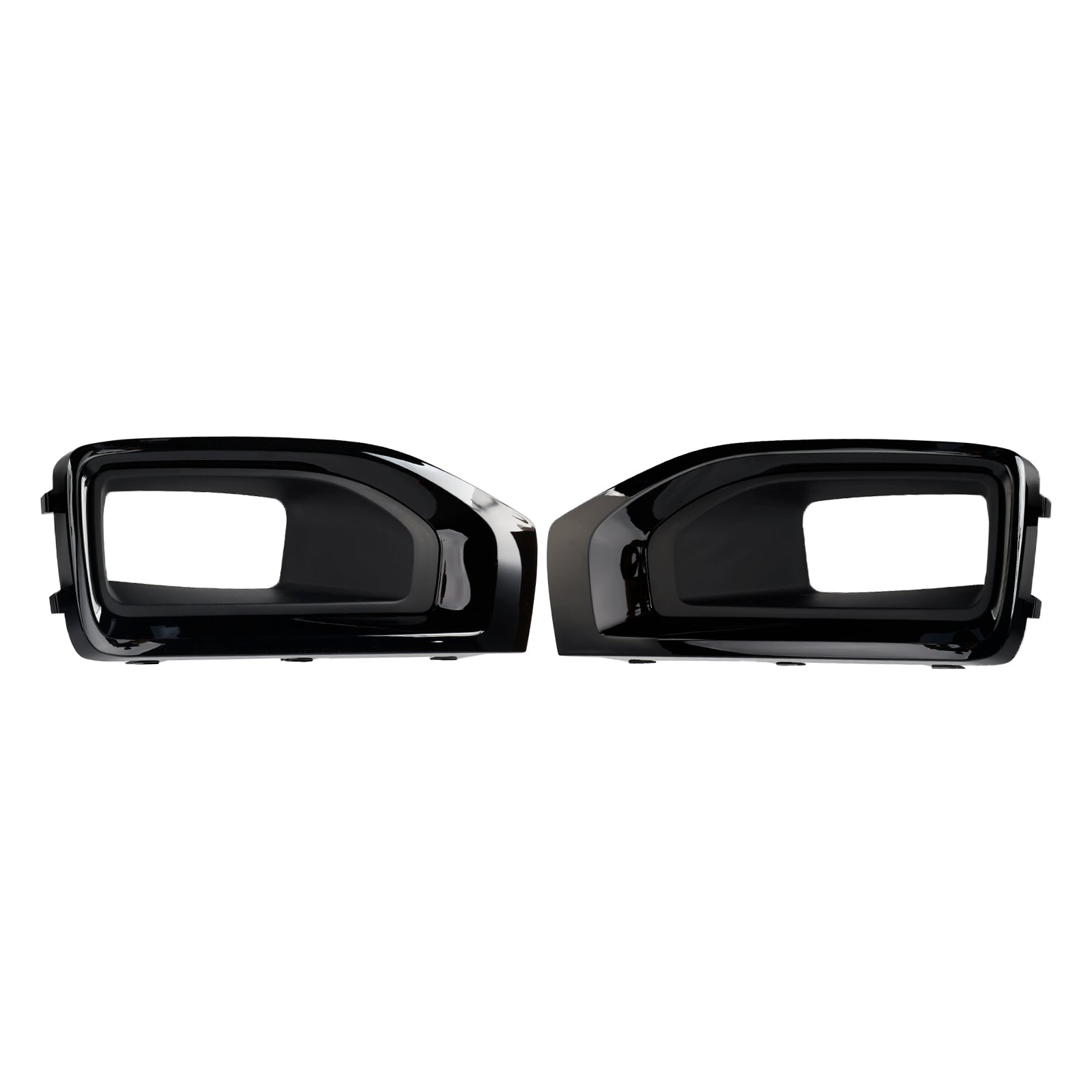 2015-2018 Yukon XL (submodel: Denali, SLE, SLT) Fog Light Lamp Cover Gloss Black Trim Pair 22936426