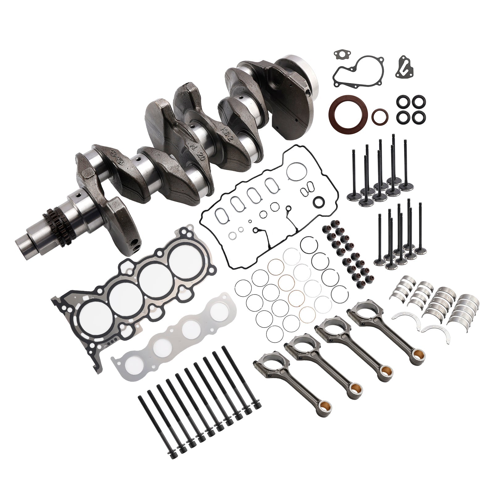 G4NH 2.0L Engine Overhaul Rebuild Kit Crankshaft Con Rods for Hyundai Elantra