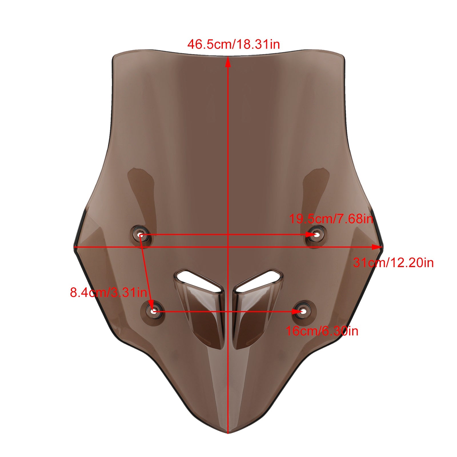 ABS Motorcycle Windshield WindScreen fit for HONDA CB400X/CB500X 2019-2024