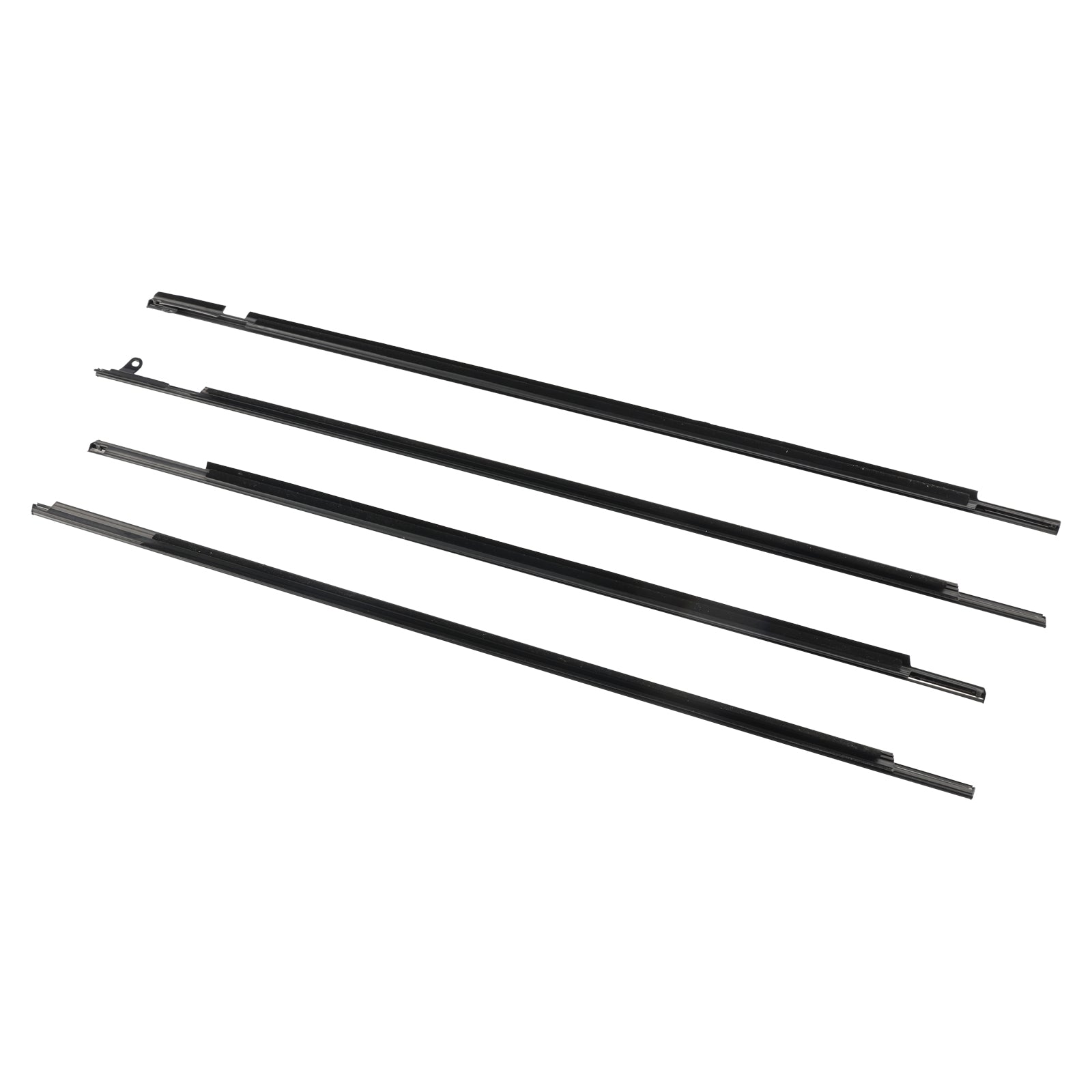 4pcs Chrome Outside Window Moulding Weatherstrip Seal For Toyota Venza 2009-2016