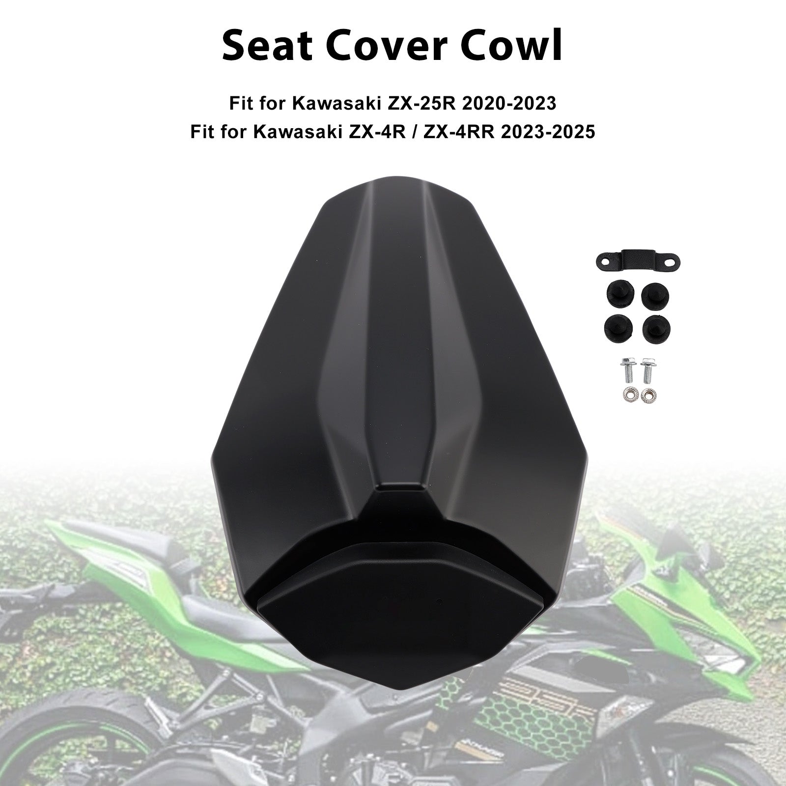Racing Tail Rear Seat Fairing Cowl for Kawasaki ZX25R ZX4R ZX4RR 2020-2025