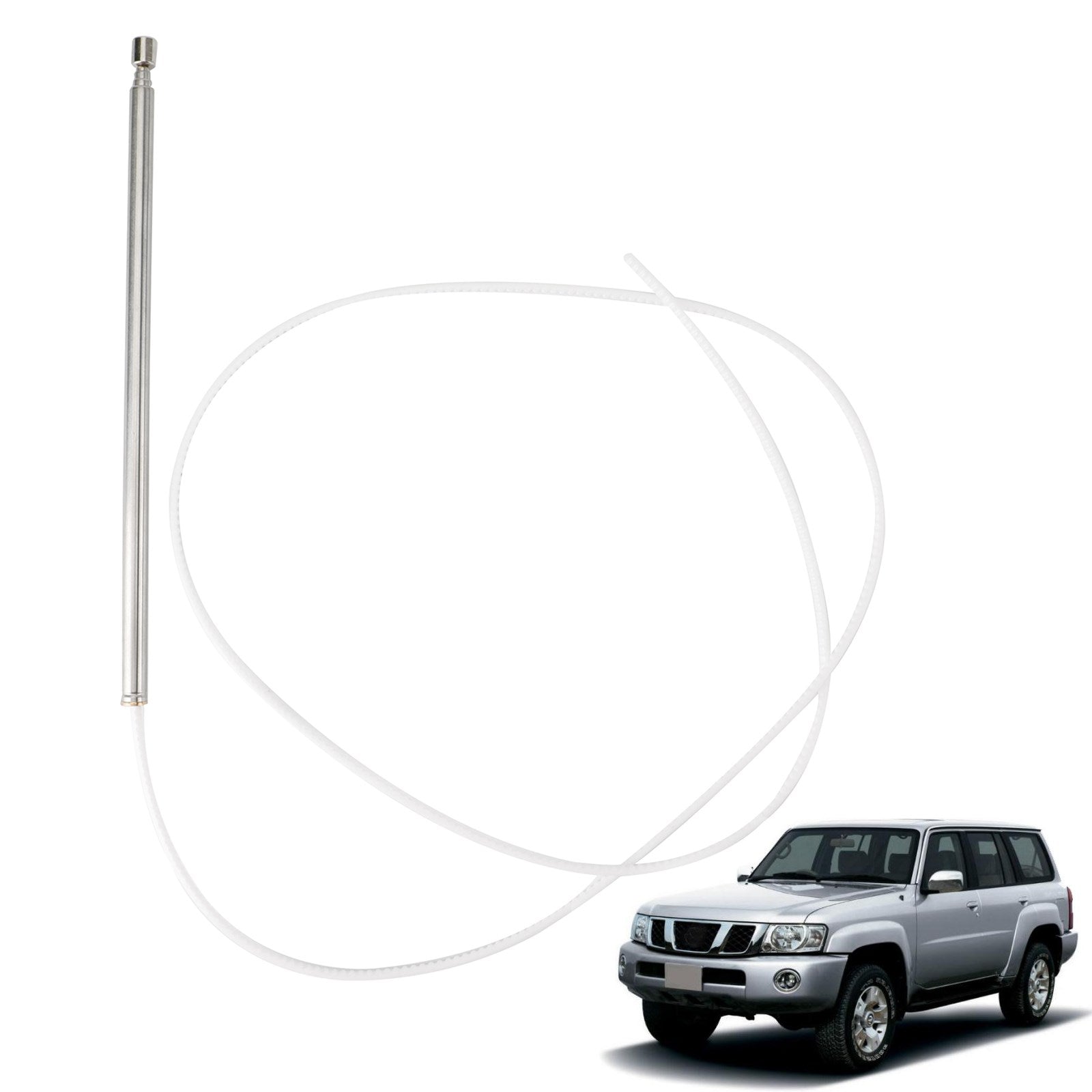 Antenna Mast & Rope For Nissan Patrol GU Y61 Power Motorised Aerial Repair Kit