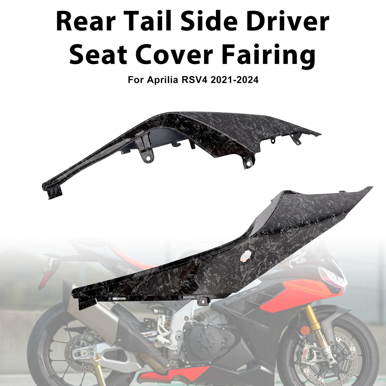 2021-2024 Aprilia RSV4 Rear Tail Side Driver Seat Cover Fairing