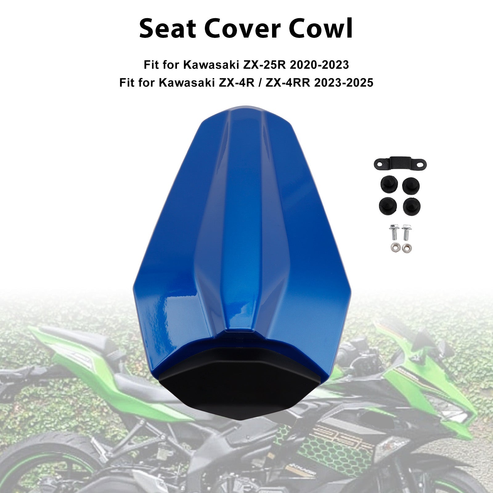 Racing Tail Rear Seat Fairing Cowl for Kawasaki ZX25R ZX4R ZX4RR 2020-2025