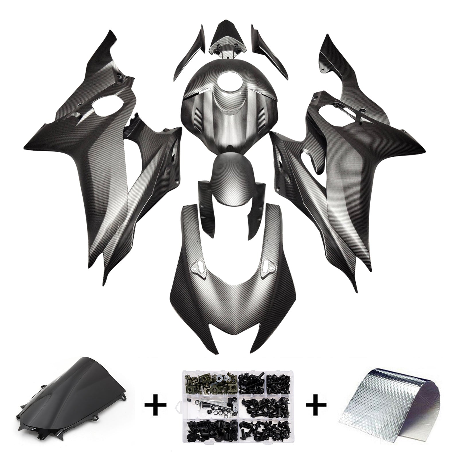 Injection Fairing Kit Bodywork Plastic ABS fit For Yamaha YZF-R6 2017-2023