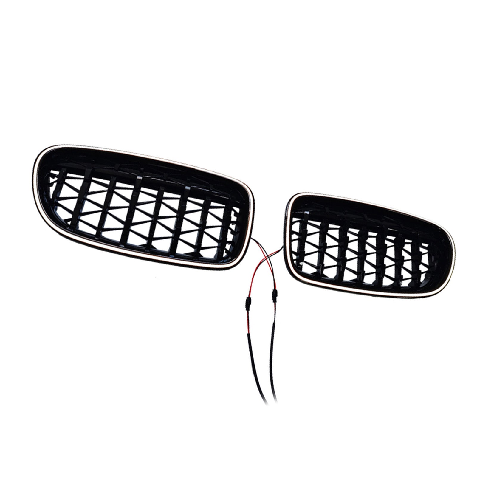 01.2009-10.2016 For BMW 5-Series F10 Sedan Gloss Black Kidney Bumper Grill Grille 51137203649 51137203650