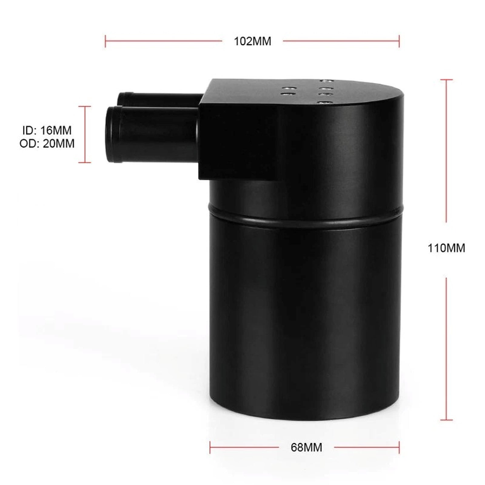 Oil Catch Can Tank with Silicone Radiator Hose For BMW N54 335i E90 2006-2010