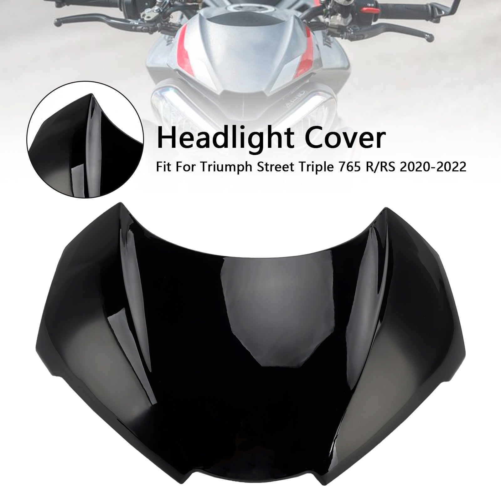 2020-2022 Street Triple 765 R/RS Front Nose Headlight Cover Fairing