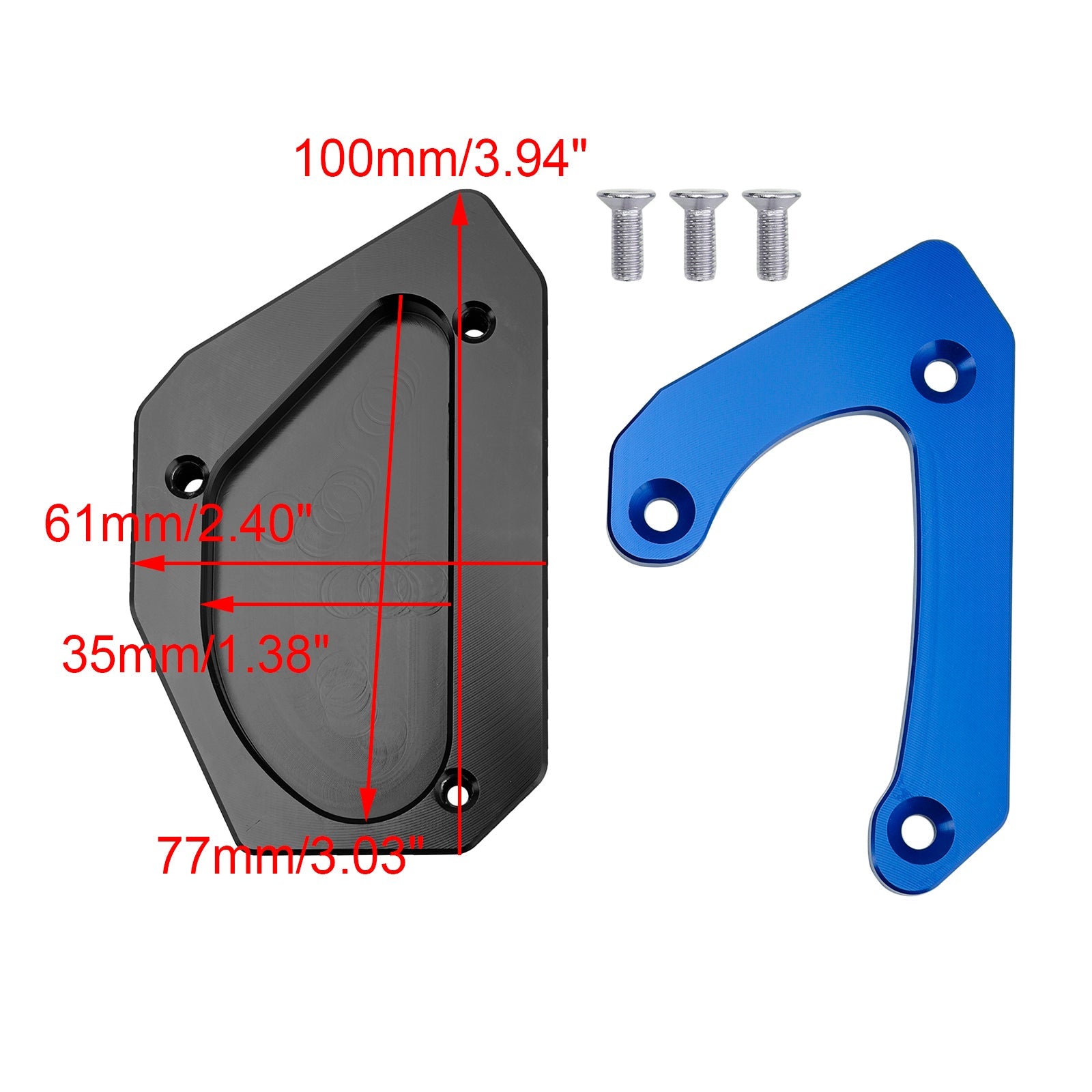 Kickstand Enlarge Plate Pad fit for Suzuki V-strom 650 DL650 XT 2011-2024