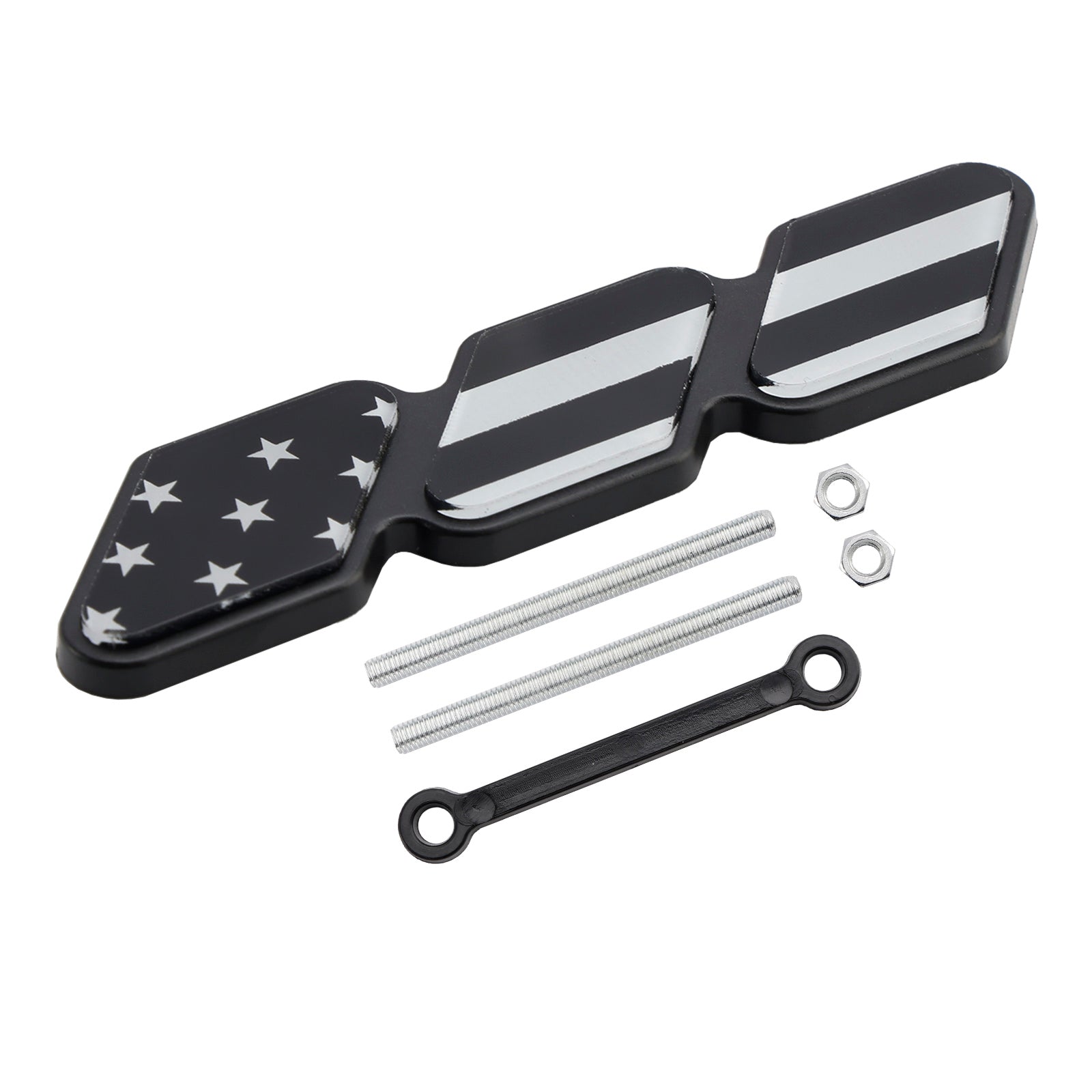 Toyota Tacoma TRD Tundra RAV4용 3색 그릴 배지 엠블럼 자동차 액세서리