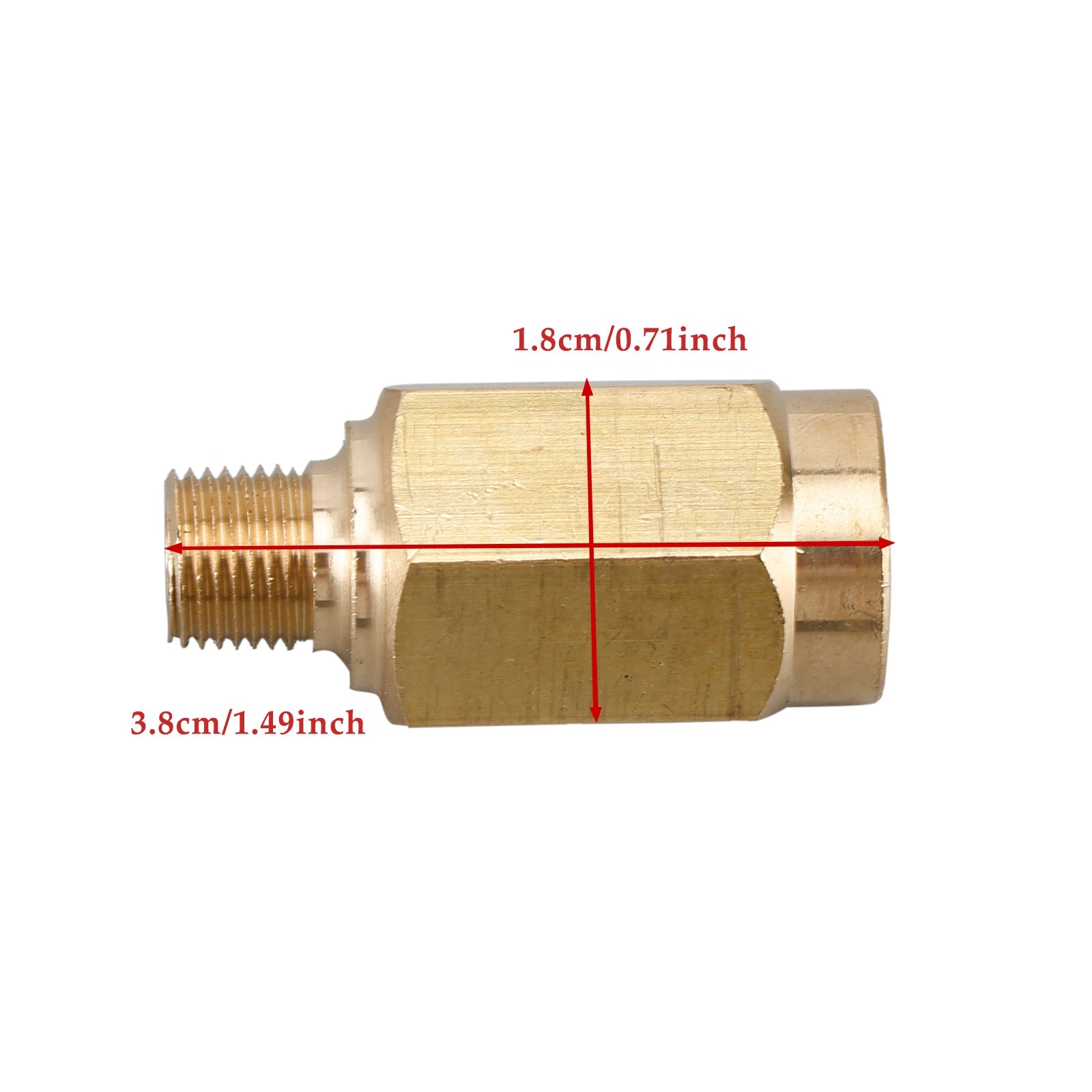 1/8-27 NPT Fuel Pressure Snubber Valve Sensor Adapter for Ram 2500 3500 Diesel