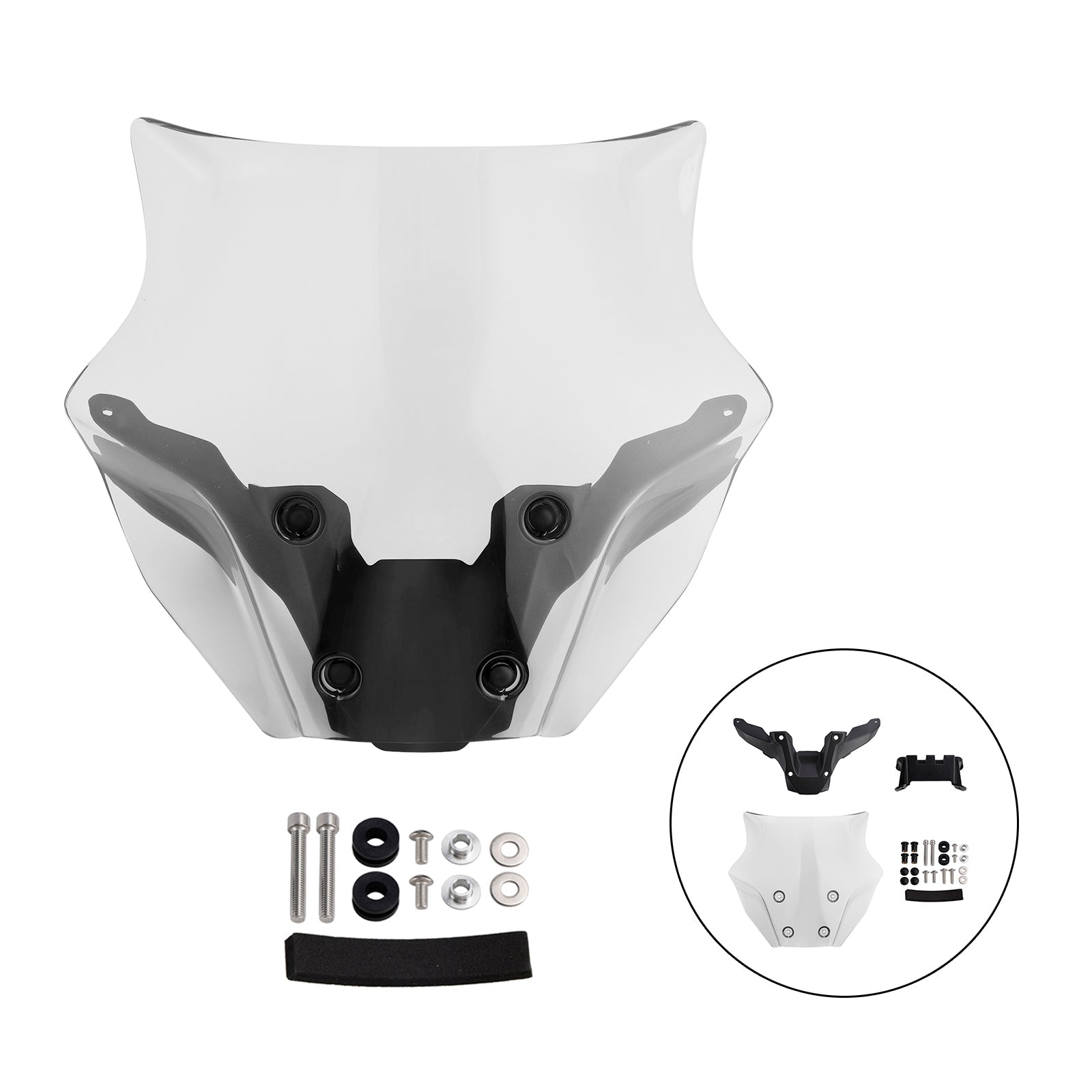 2024-2025 야마하 MT-09/SP 윈드실드 윈드스크린 + 브라켓