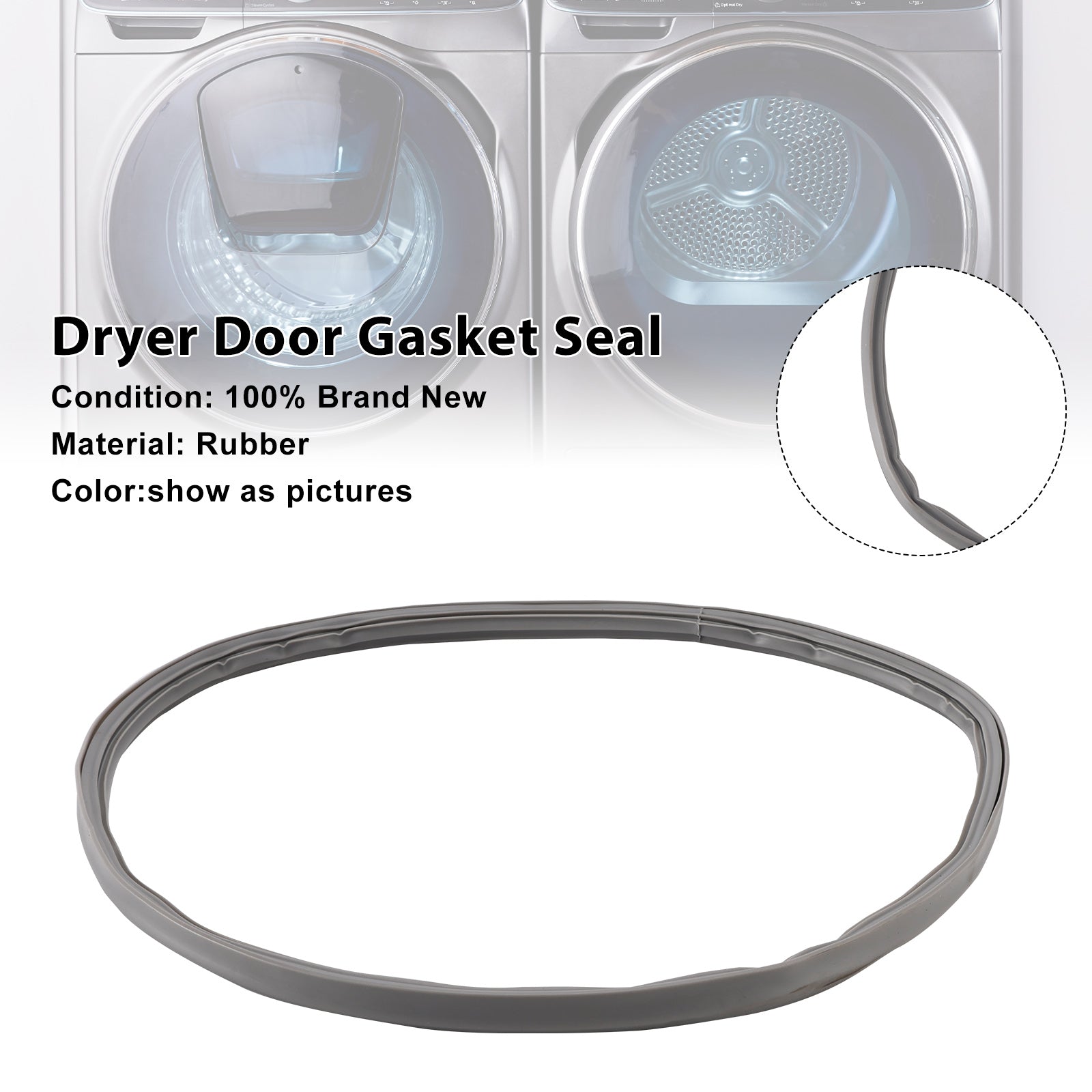 Dryer Door Gasket Seal DC62-00262A For Samsung Dryers