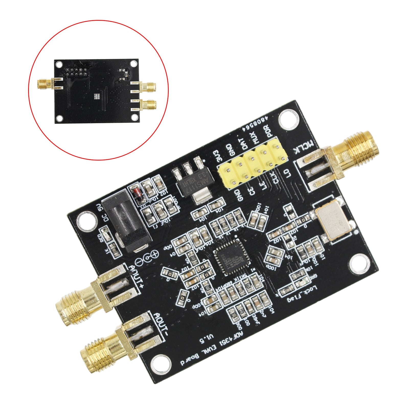 Development Board 35M-4400M RF Signal Source Phase Locked Loop Generation Module