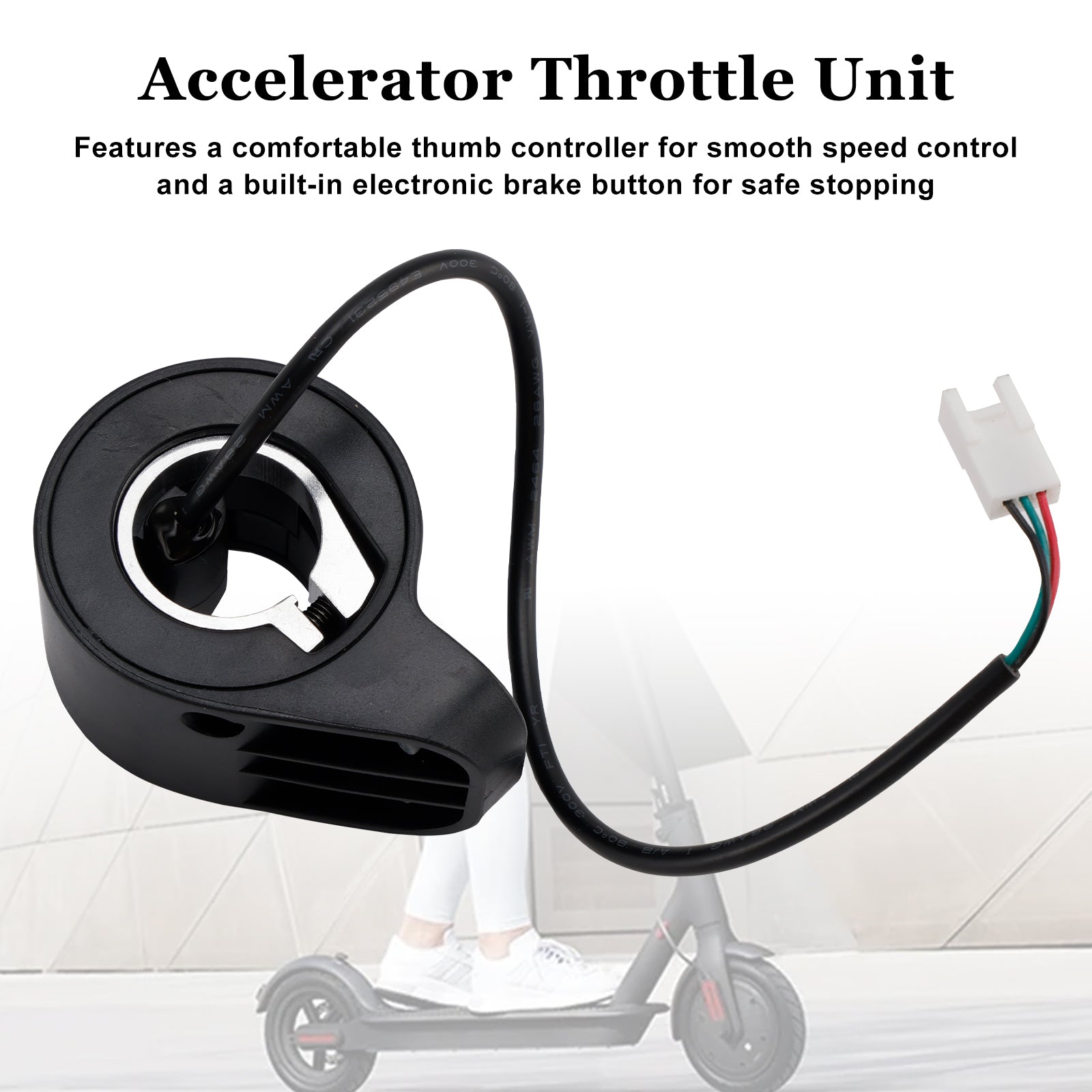 Accelerator Throttle Unit For Xiaomi 4 Pro (1st Gen) Electric Scooter Gray