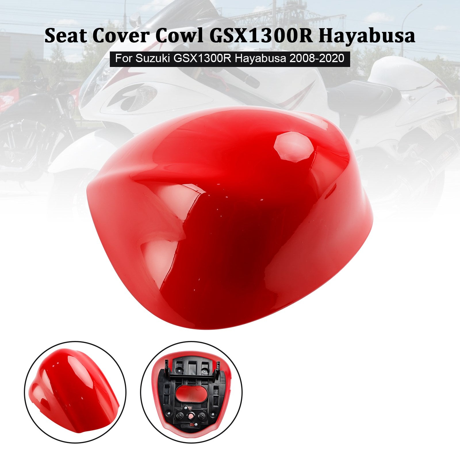 Rear Seat Fairing Cover For Suzuki GSX1300R GSX-R1300 Hayabusa 2008-2020