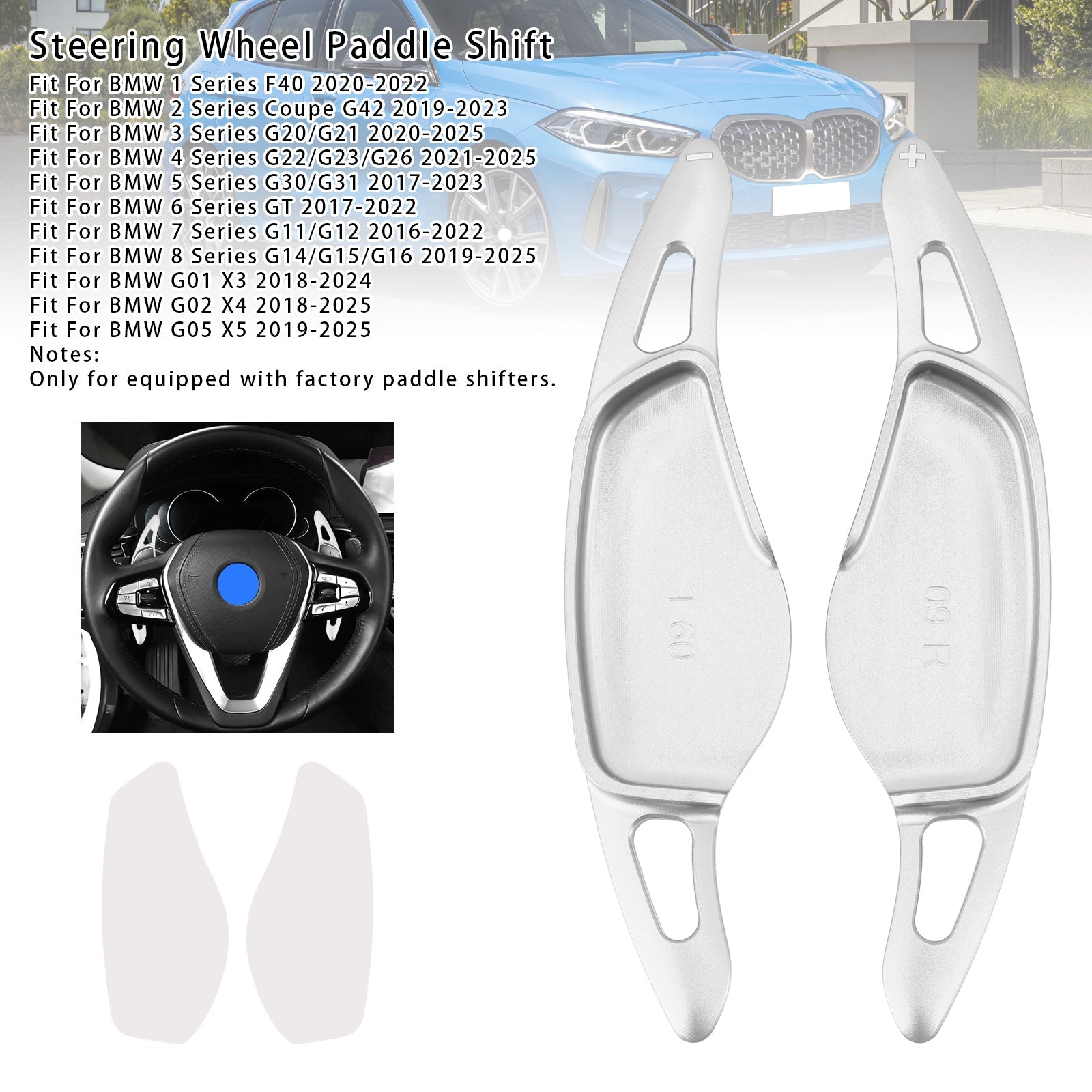 Steering Wheel Paddle Shifter For BMW G20 G21 G30 G31 F40 F22