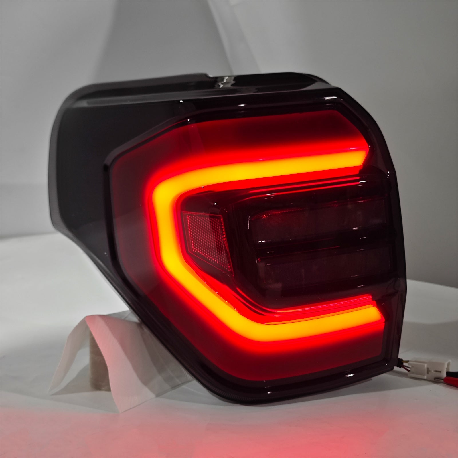 Black Animation Sequential Rear Lamp For Toyota 4Runner 2010-2024 2PCS LED Tail Lights 12W