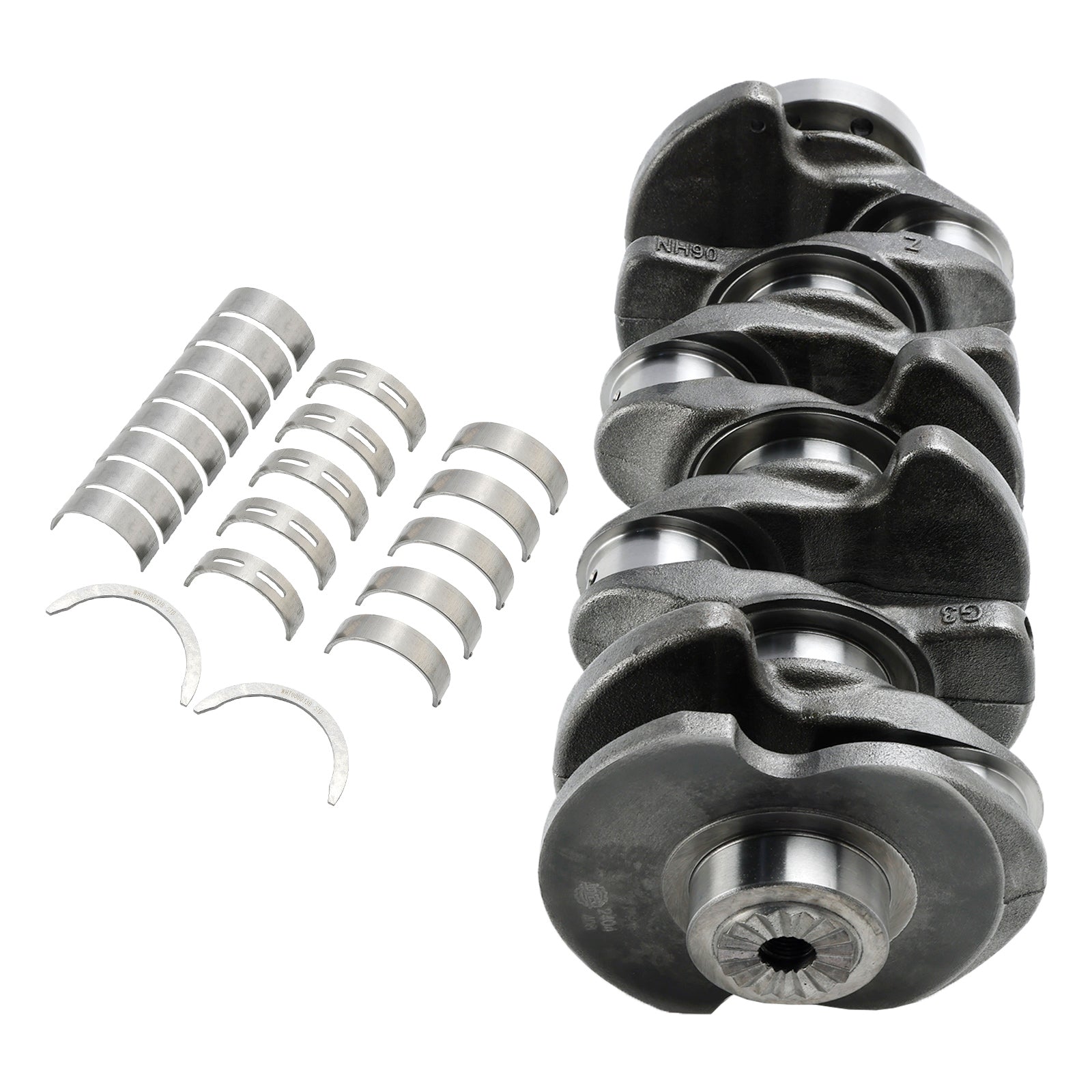 Engine Crankshaft w/Bearing 06H105021M for VW Passat 2.0L 2008-2010 Sedan & Wagon A/T & M/T FWD Komfort Lux Turbo