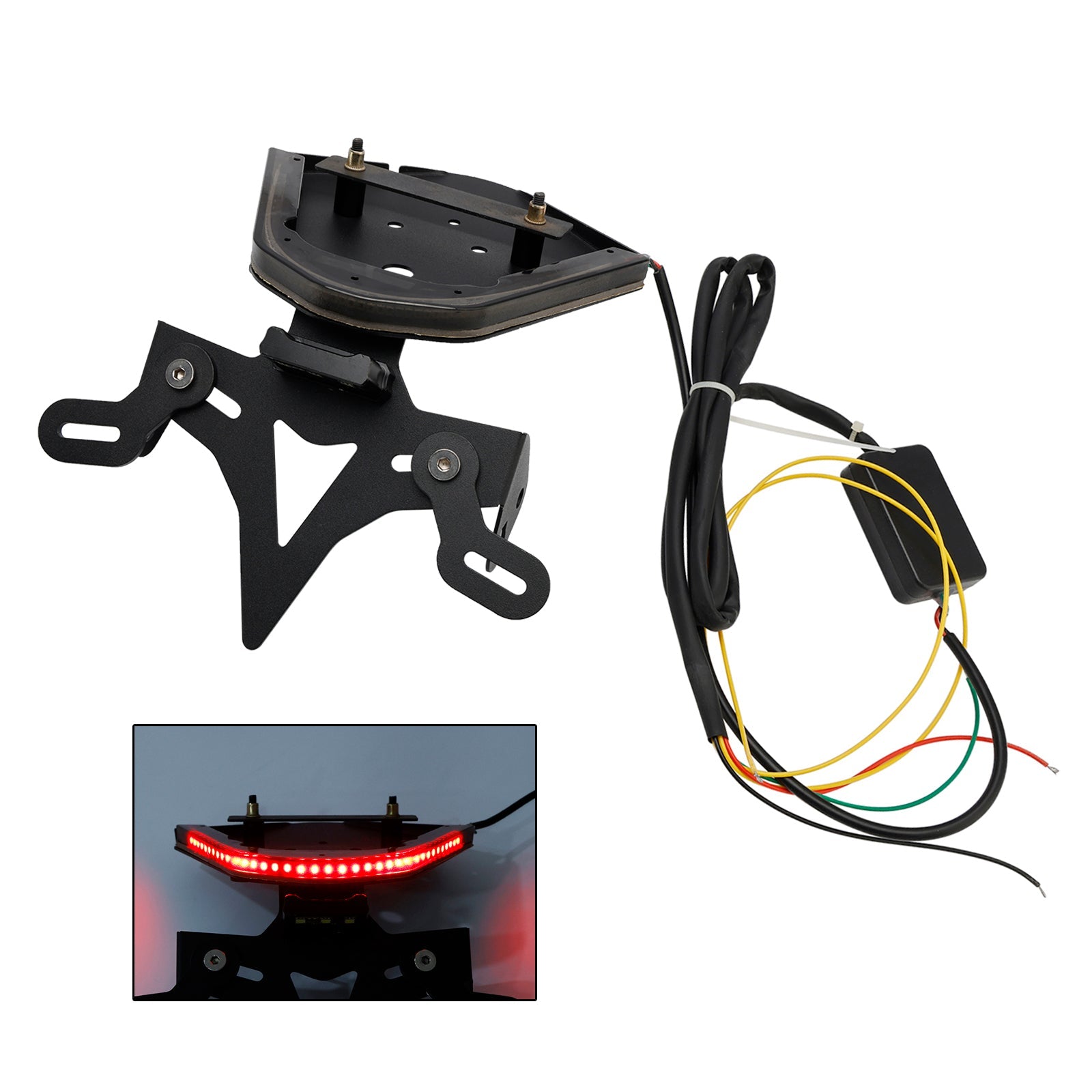 알루미늄 합금 번호판 홀더 브래킷 BMW S1000RR 2021-2024에 적합합니다.