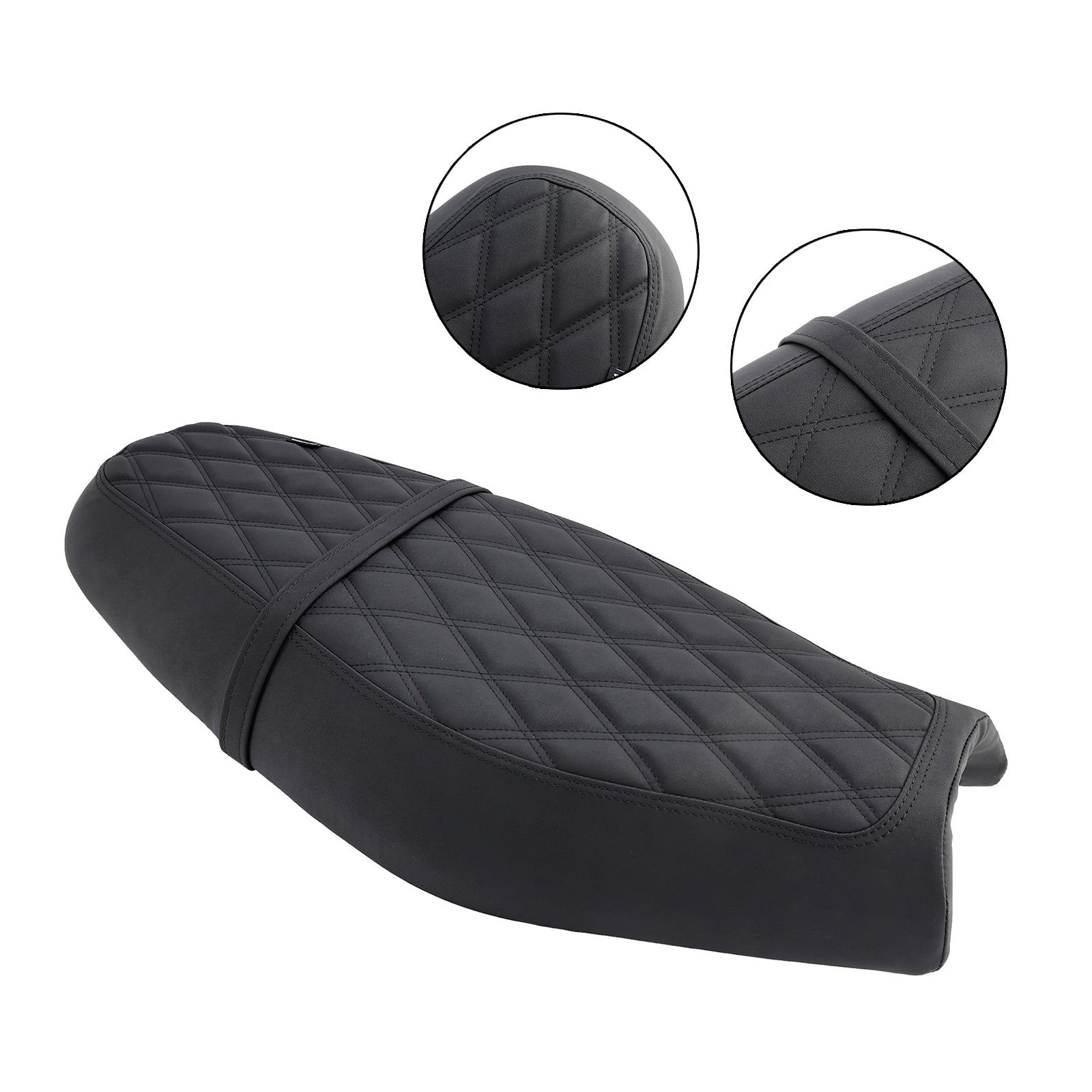 Replace Front Rear Driver Passenger Seat Blackc For Street Twin Speed Twin 900 BrownC