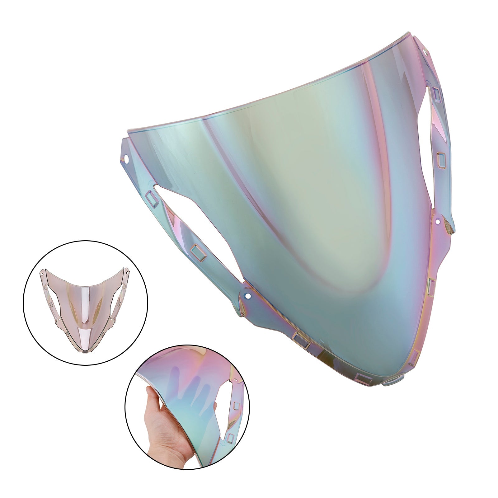 Windshield Windscreen for Kawasaki ZX6R 636 2024-2025