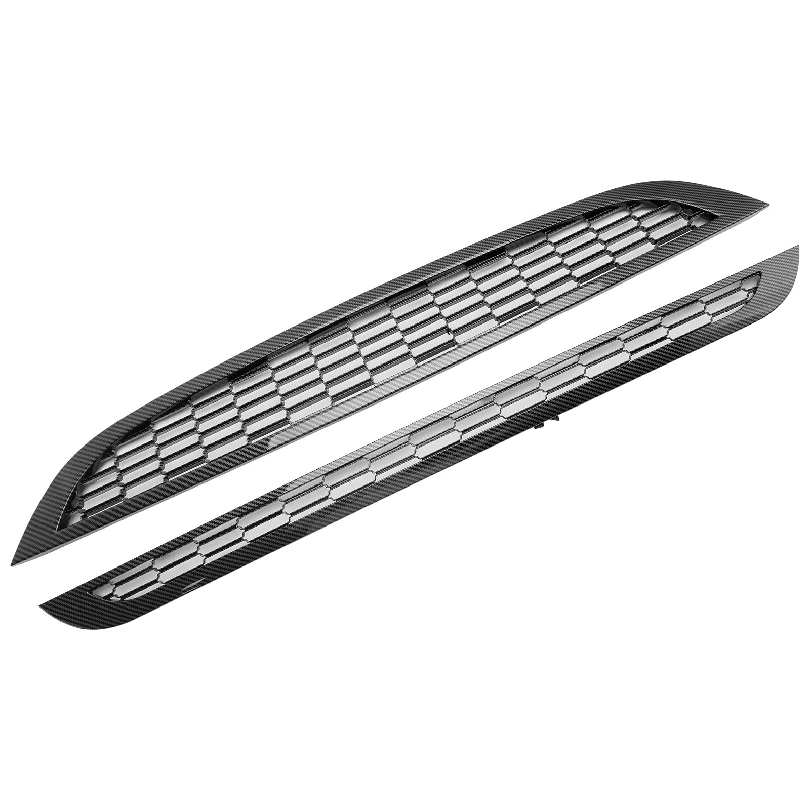 2PCS Honeycomb Mesh Front Grille Grill Fit Mini Cooper R50 R52 R53 2002-2006