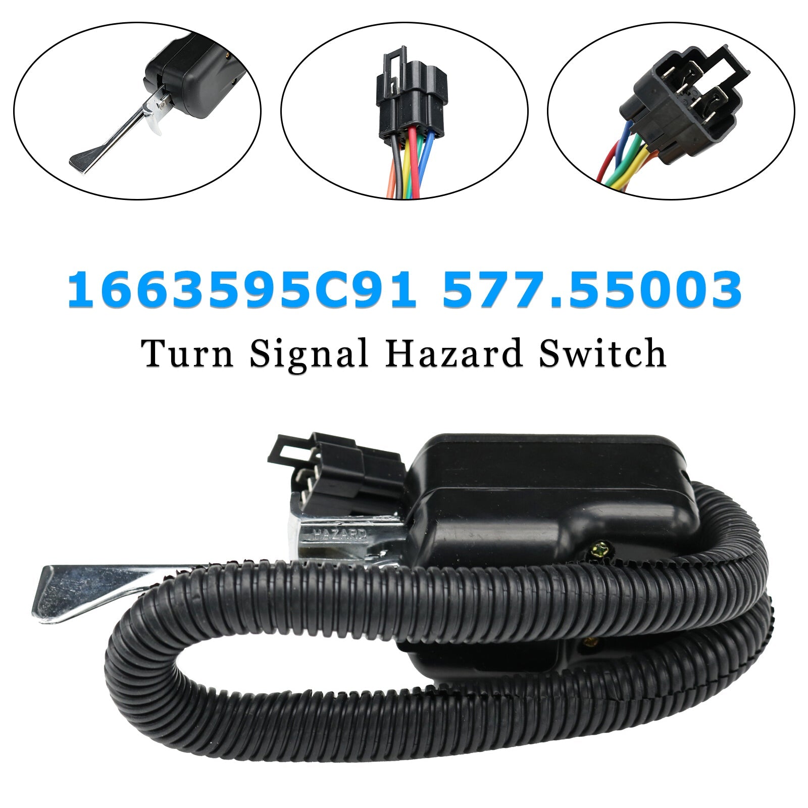 1663595C91 577.55003 Turn Signal Hazard Switch for Paccar