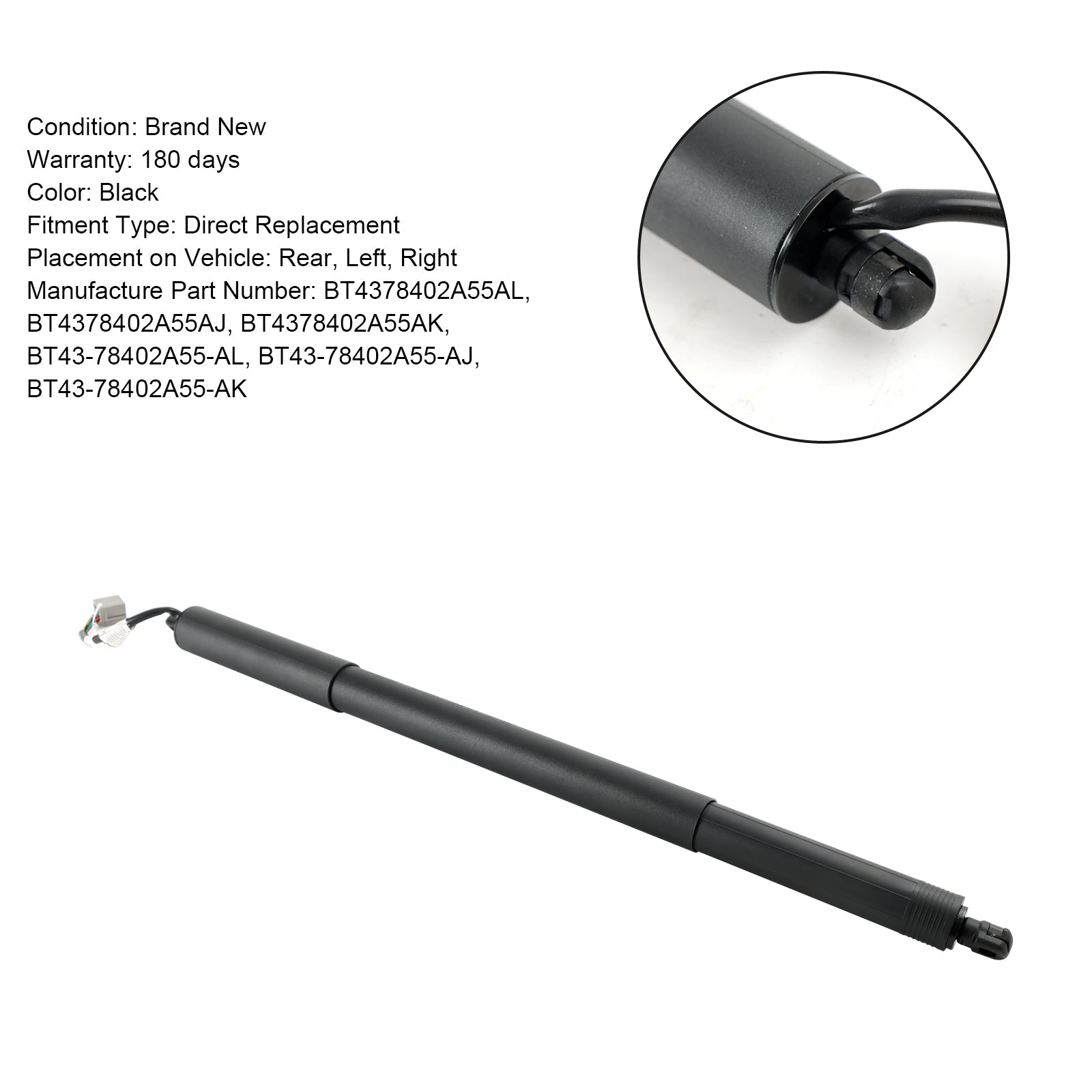 2011-2015 Lincoln MKX Rear LH or RH Tailgate Power Lift Supports Strut BT4378402A55AL