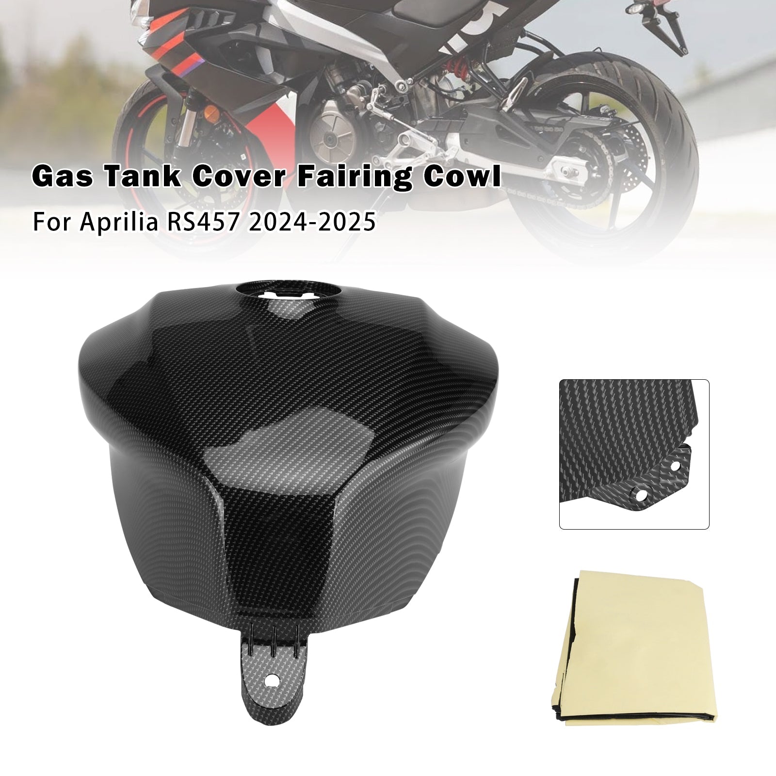 2024-2025 Aprilia RS457 RS 457 Gas Tank Cover Trim Fairing Cowl