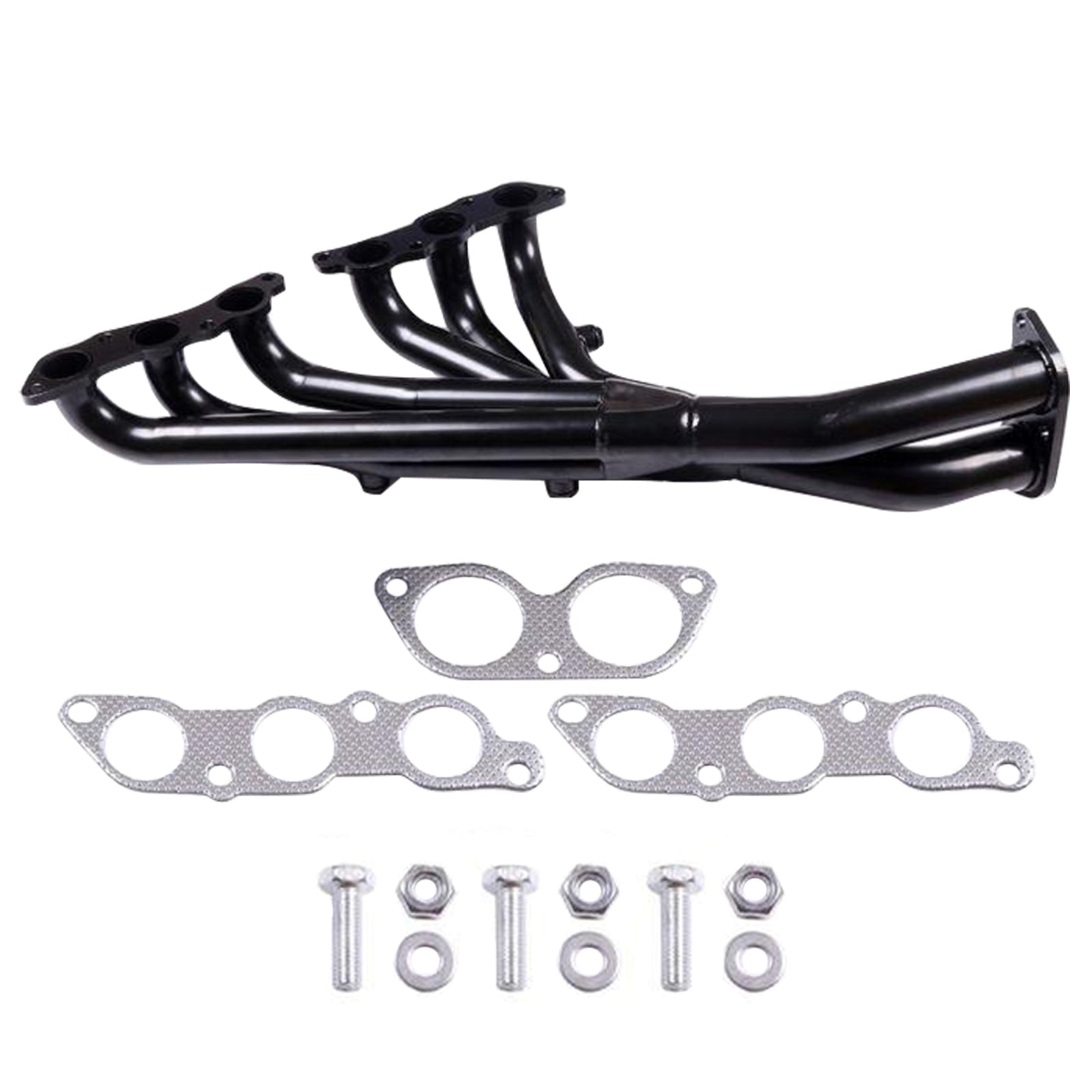 Stainless Steel Exhaust Manifold Header Fit Lexus IS300 2001-2005 3.0L Black