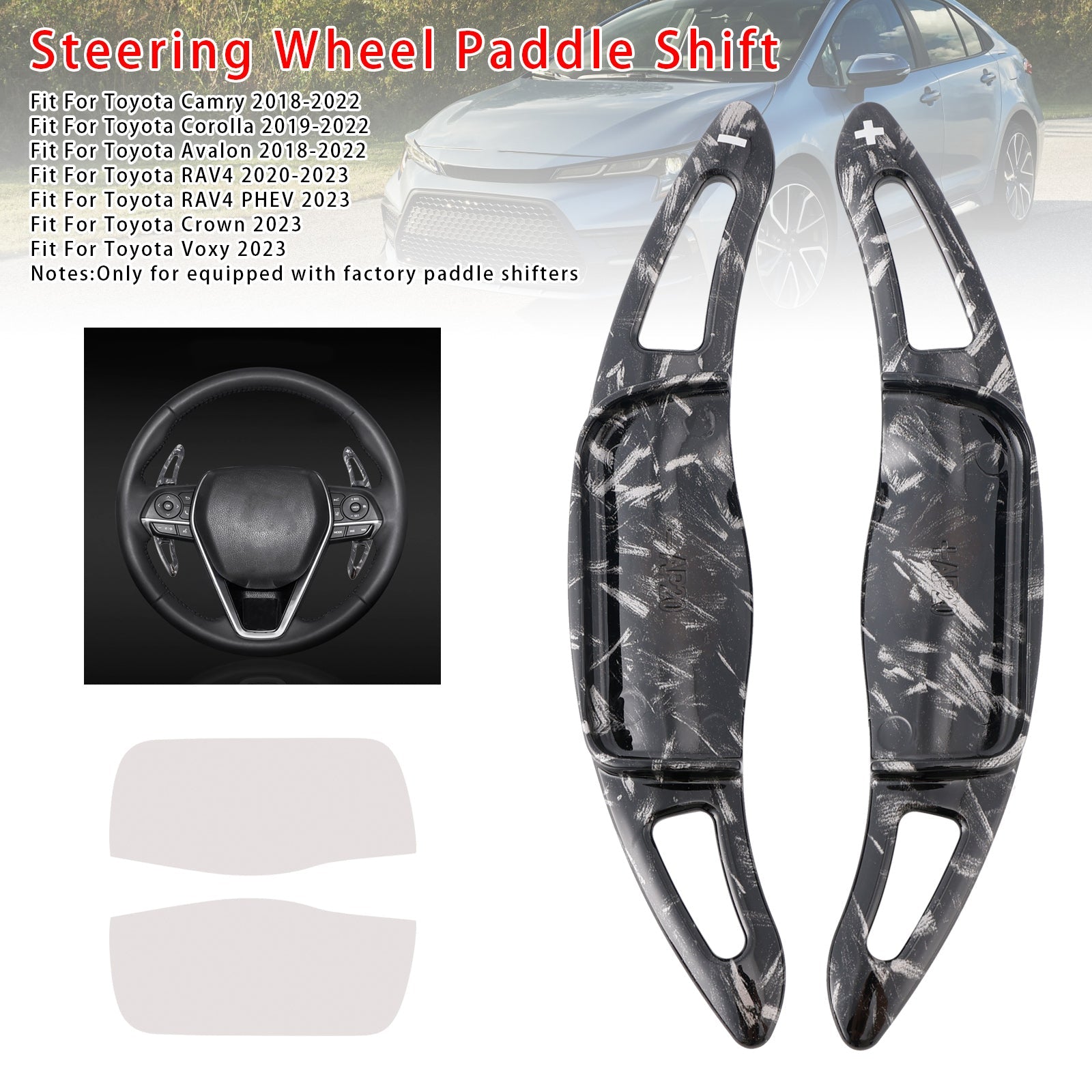 Steering Wheel Paddle Shifter Extension For Toyota Camry Avalon