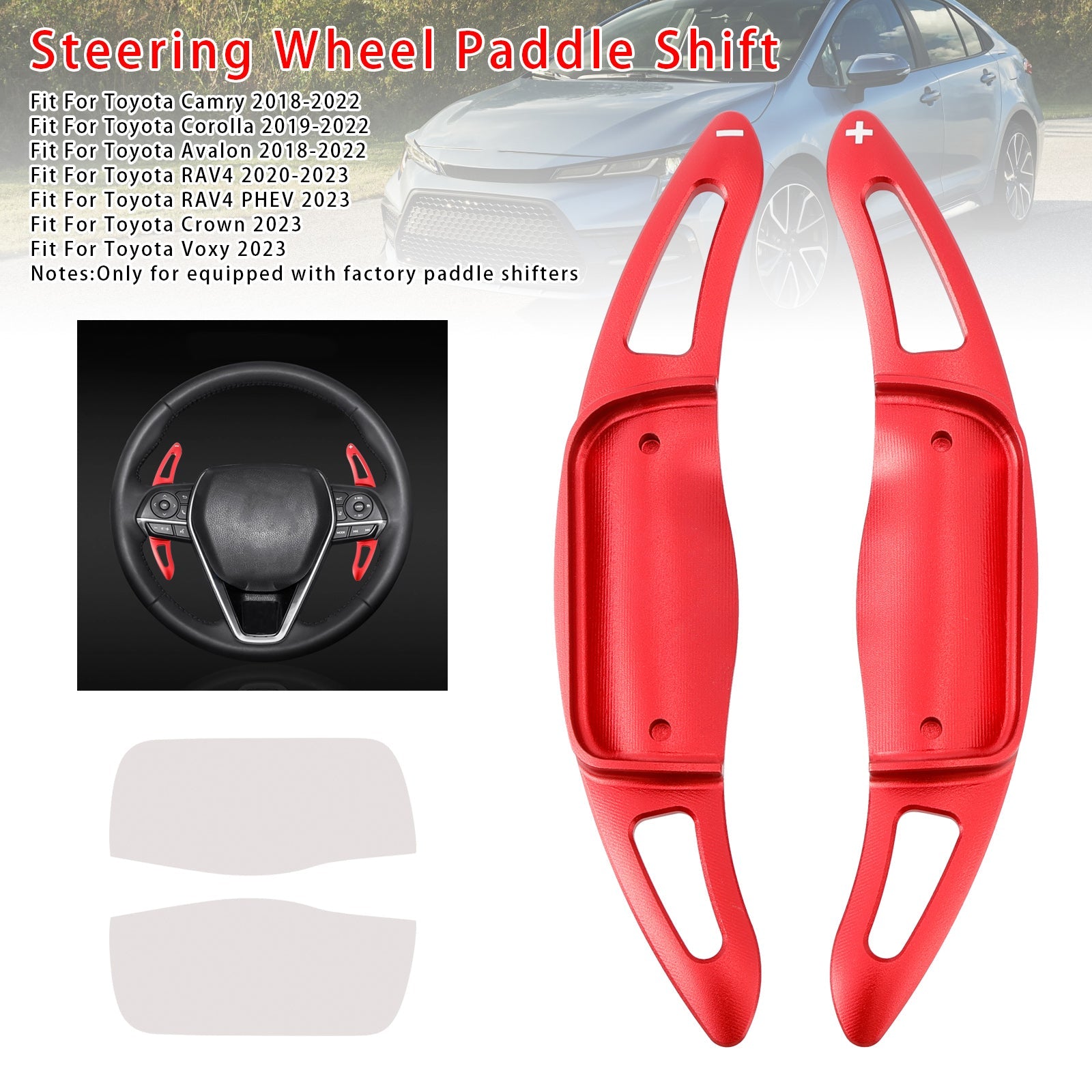 Steering Wheel Paddle Shifter Extension For Toyota Camry Avalon