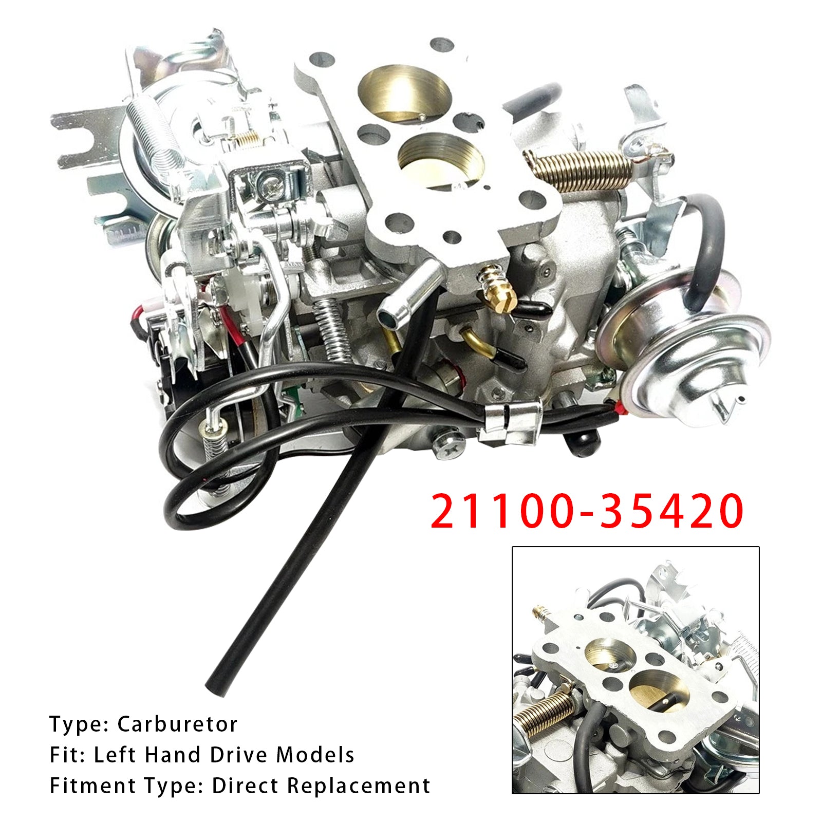 1986-1988 Toyota Hilux 4D Double Cab RN50 RN55 LHD Carburetor 21100-35420