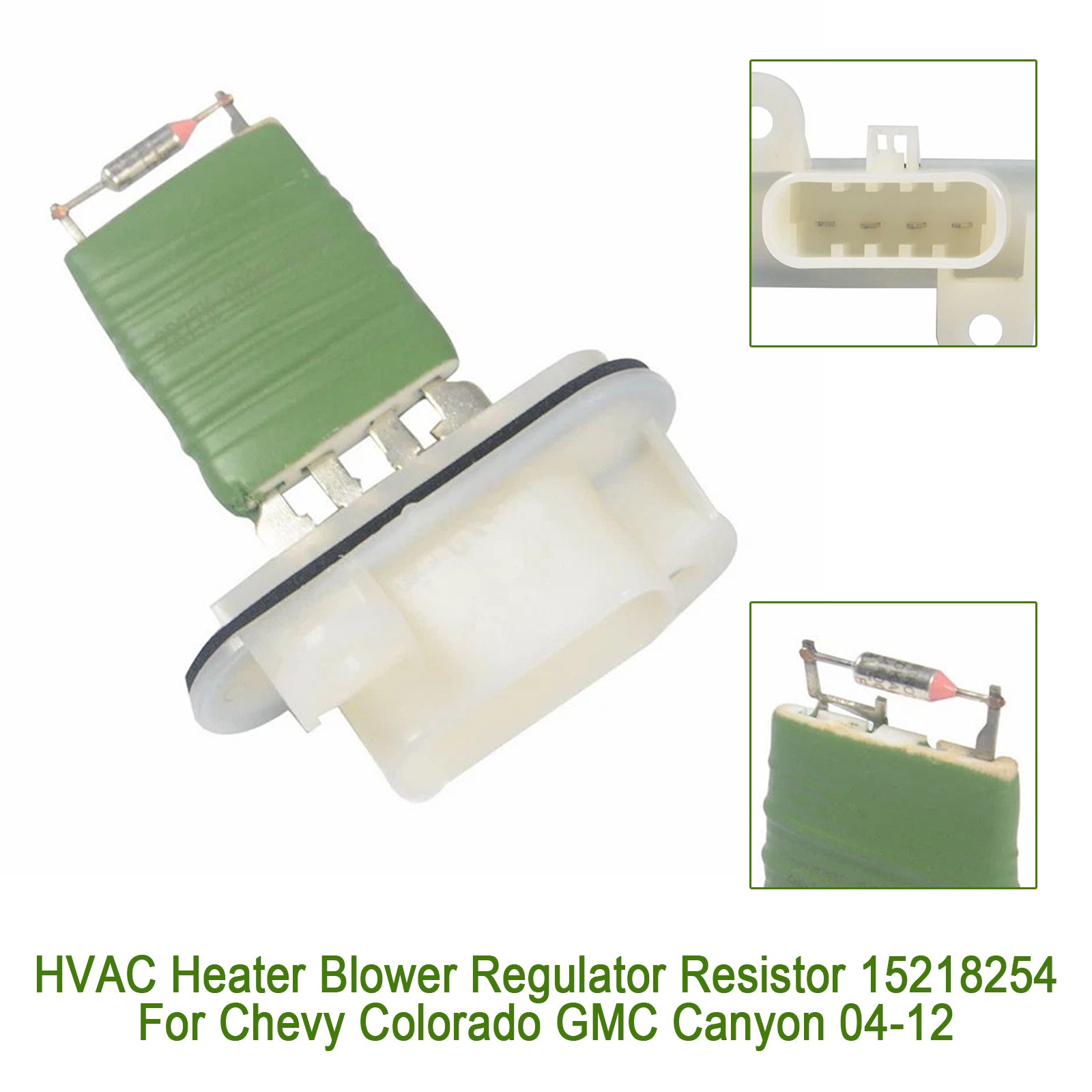 HVAC Heater Blower Regulator Resistor 15218254 For Chevy Colorado GMC 04-12