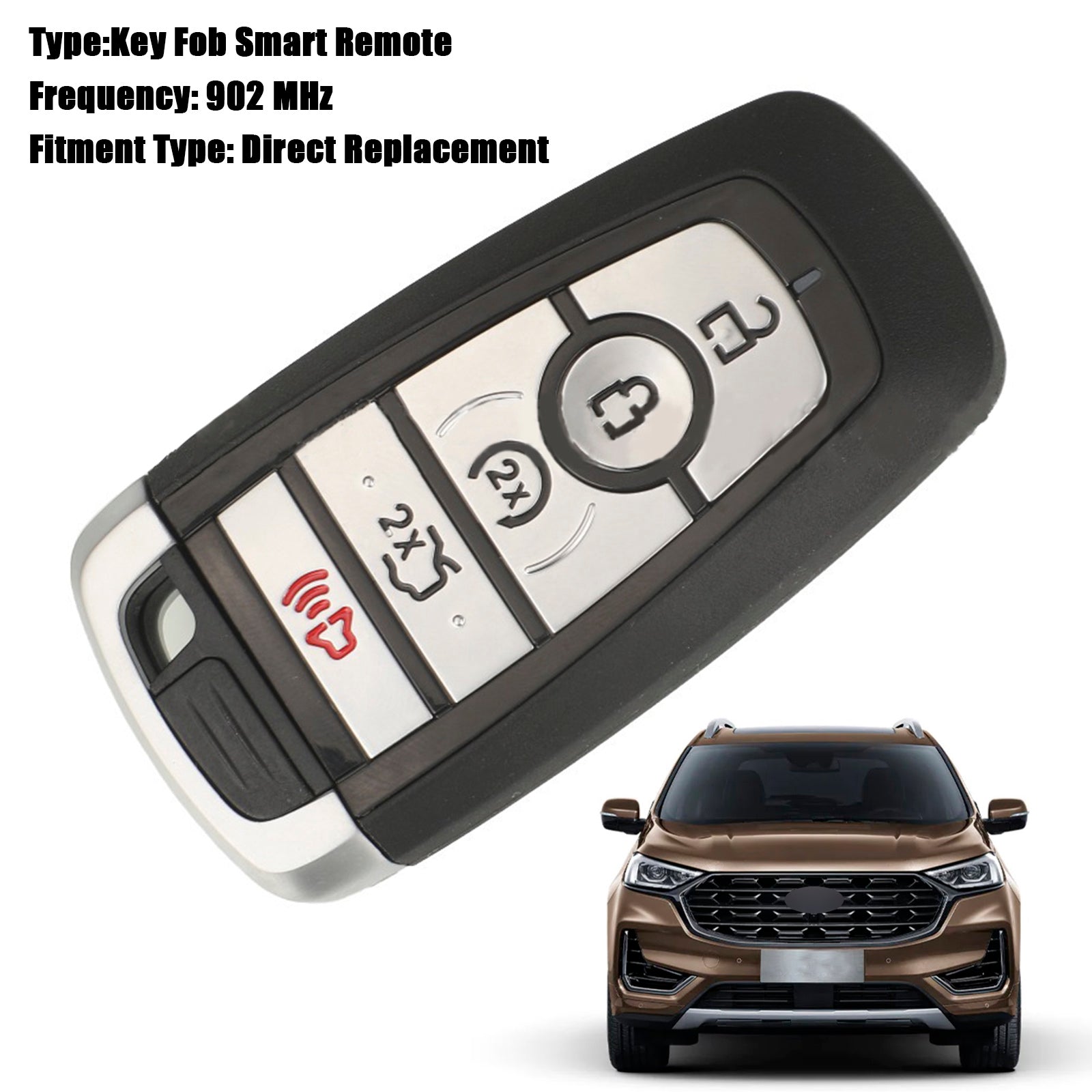 2017-2022 Ford Edge Fusion Key Fob Smart Remote 164-R8149 902MHZ
