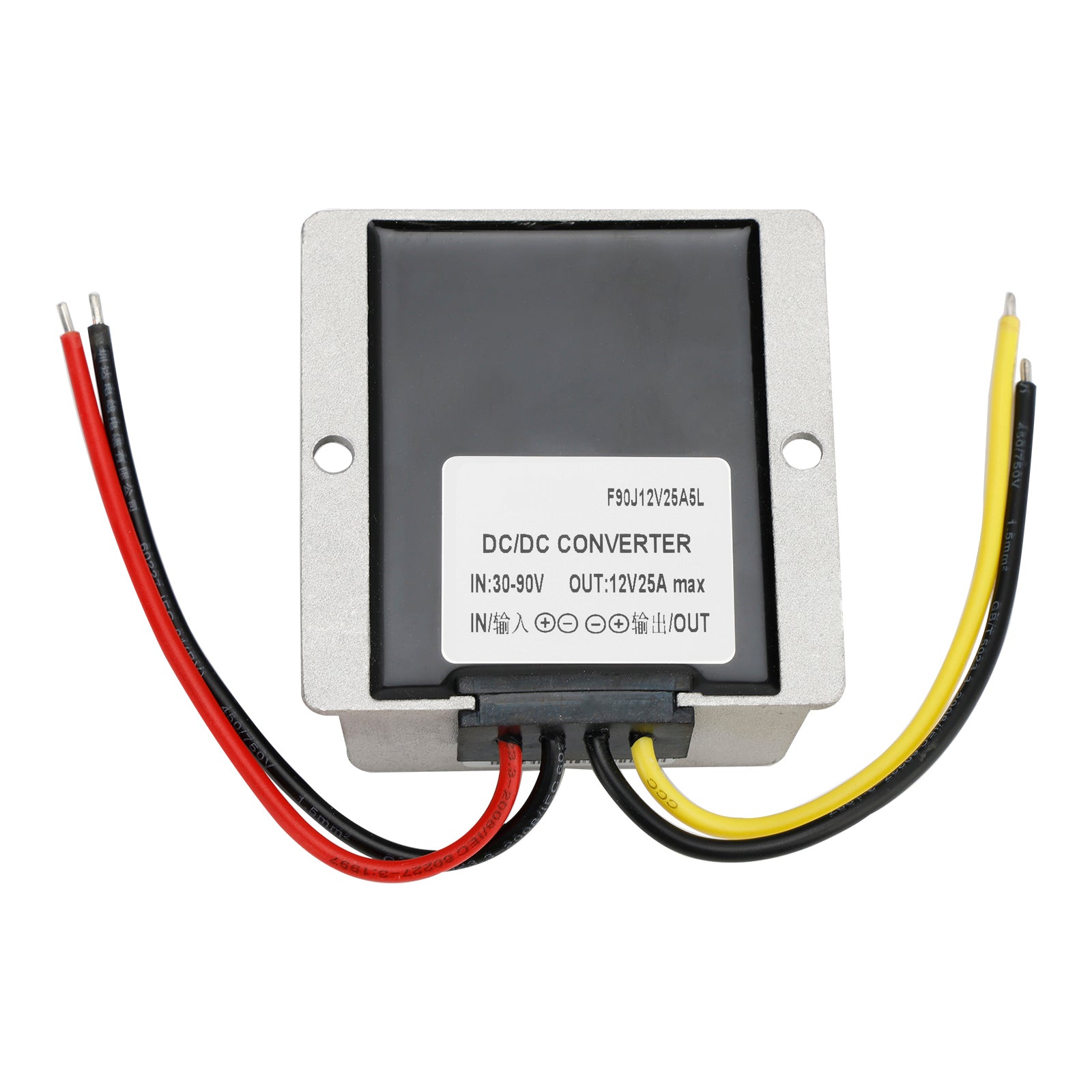 Waterproof DC 30-90V to 12V 25A 300W Step-Down Power Supply Converter Regulator