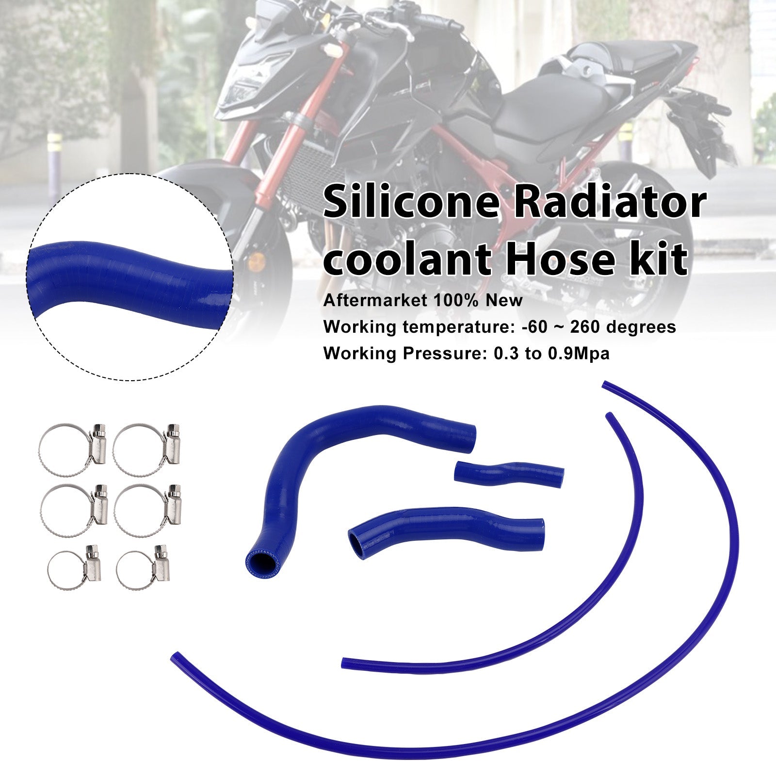 2023-2025 Honda XL750 Transalp Silicone Radiator coolant Hose Kit