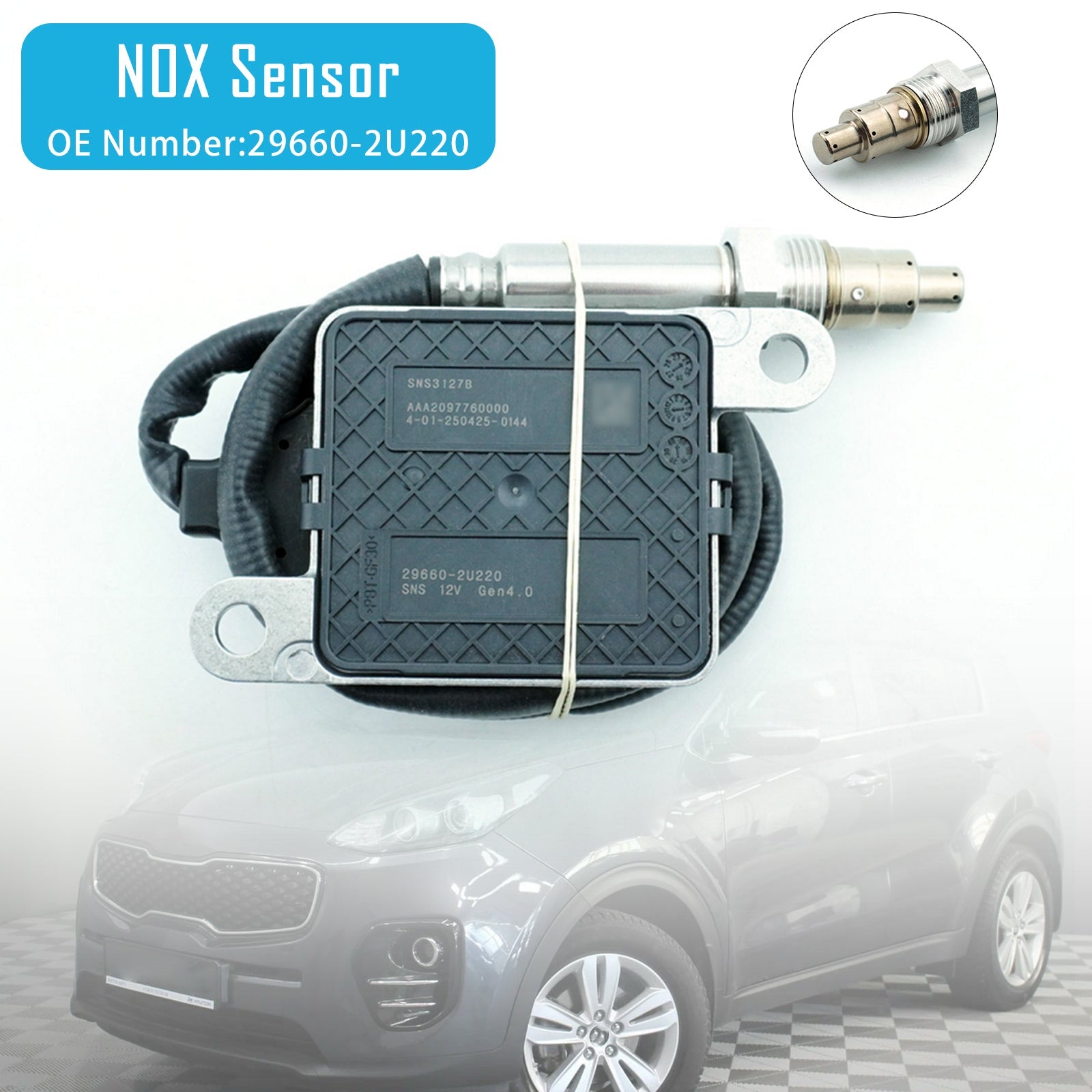 Nox Sensor 29660-2U220 For Hyundai for KIA Sportage IV MK4 2.0L CRDi