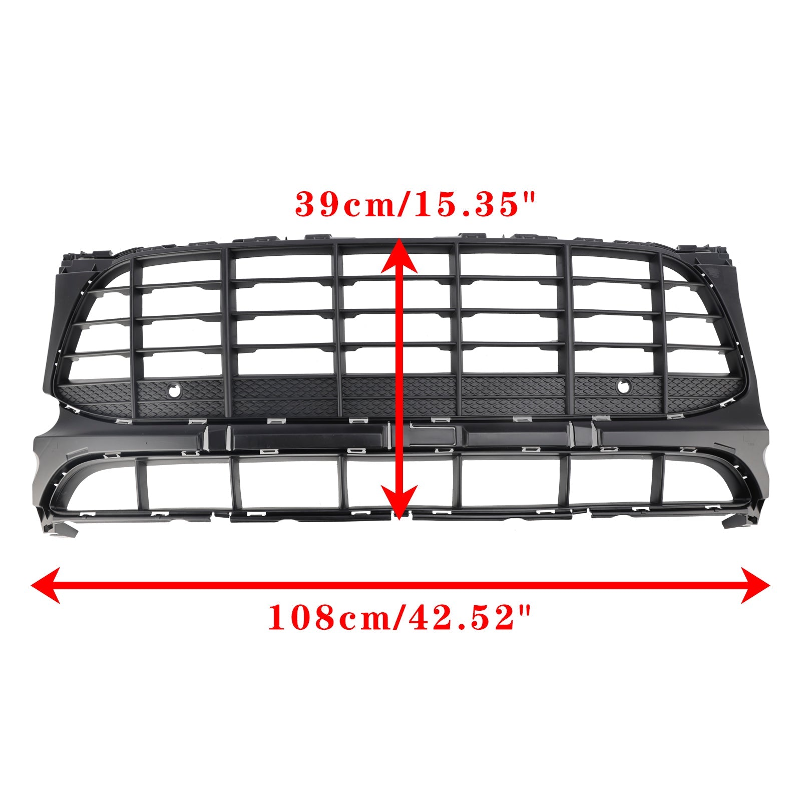 Black Front Bumper Grill Grille 95B807683H1E0 Fit Porsche Macan 2015-2018