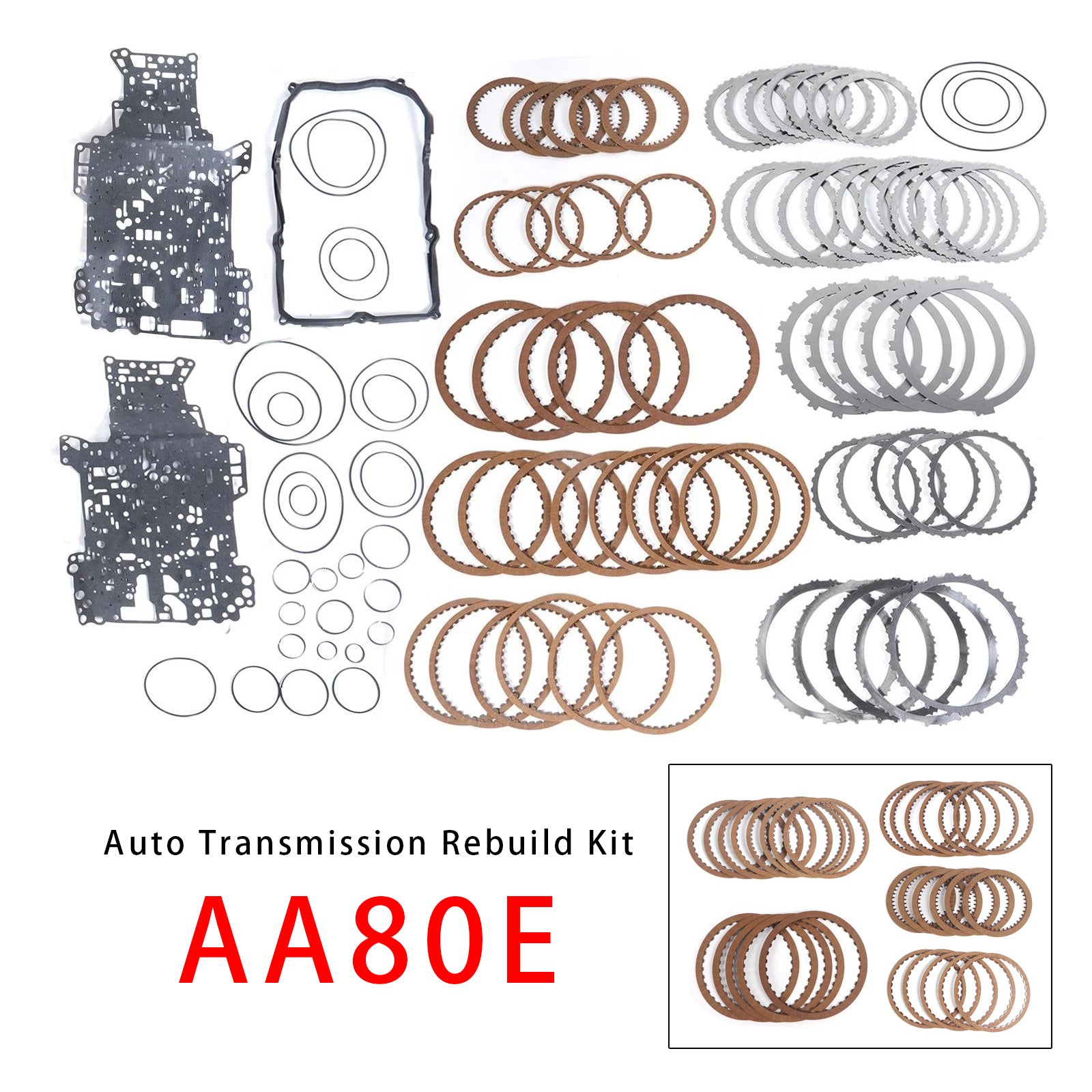 B208880A Auto Transmission Overhaul Master Rebuild Kit For Toyota GS460 LS460 4.6L AA80E