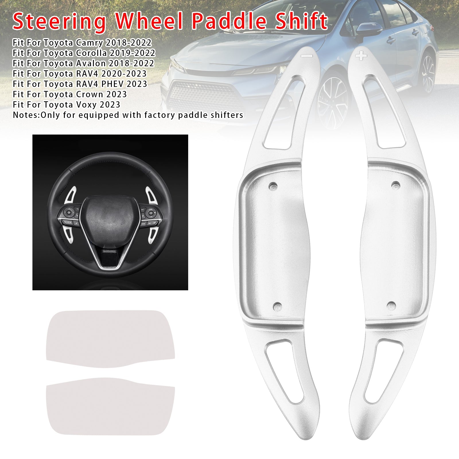 Steering Wheel Paddle Shifter Extension For Toyota Camry Avalon