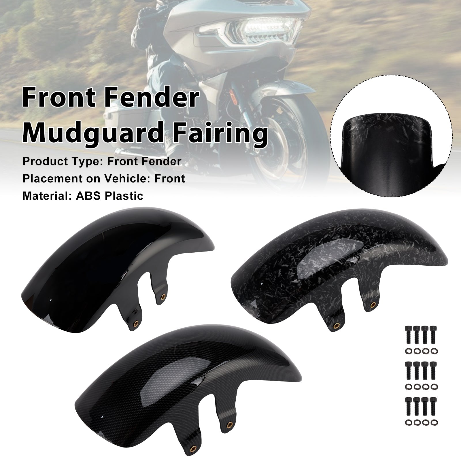 2023-2025 Touring CVO Road Glide / Street Glide Front Fender Mudguard Fairing