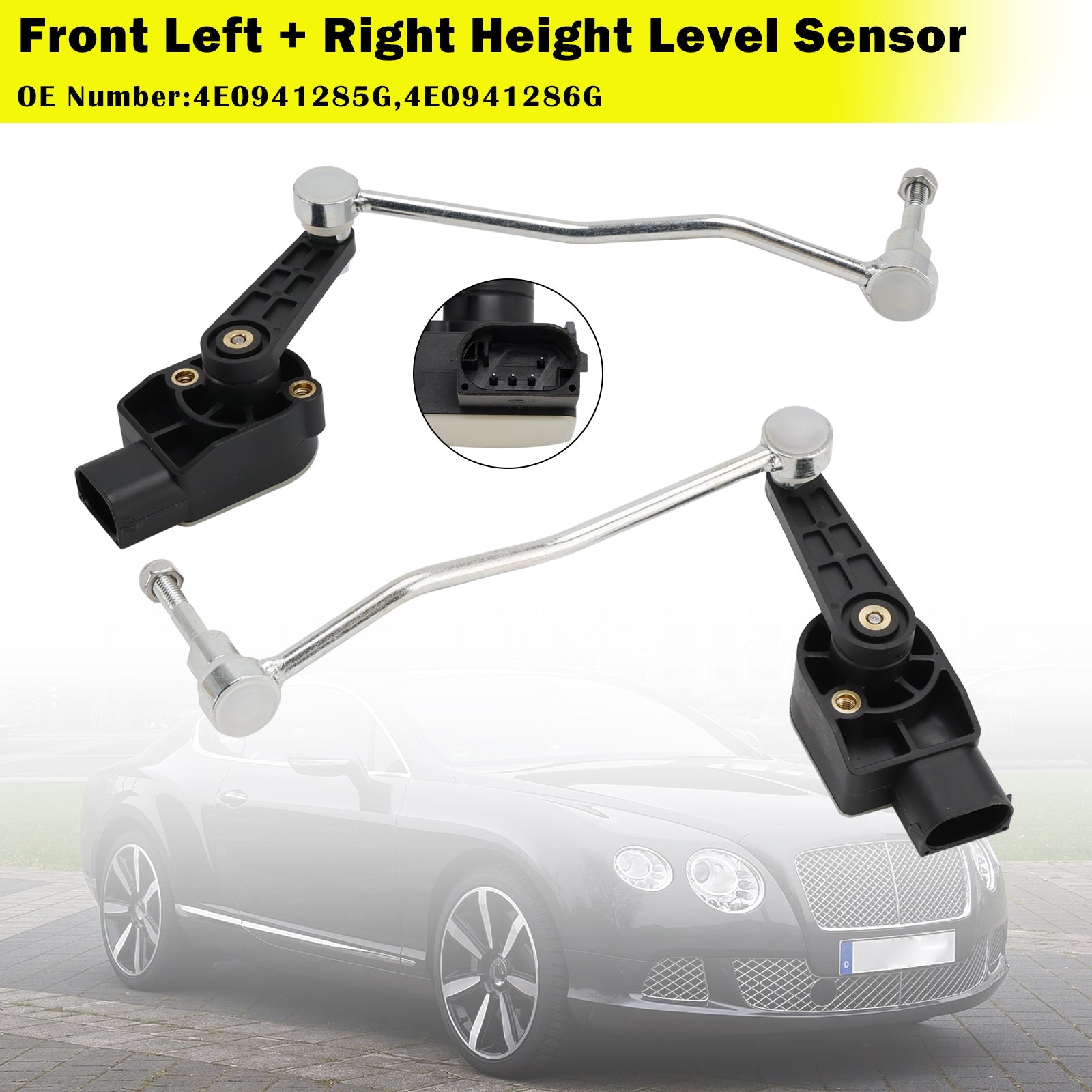 Front Left + Right Height Level Sensor For Audi A8 D3 Q7 4LB quattro VW Phaeton