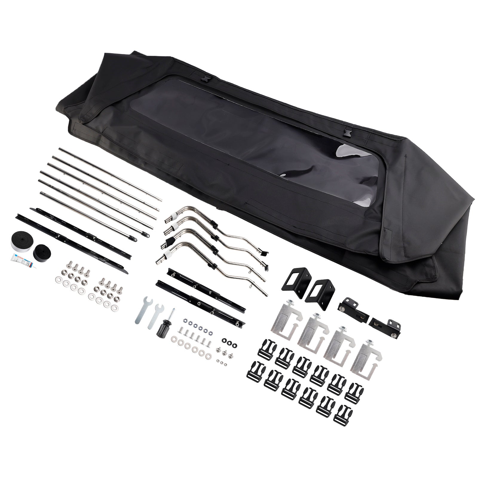 6" Soft Truck Topper Fit for Toyota Tacoma 2005-2015 4-Door